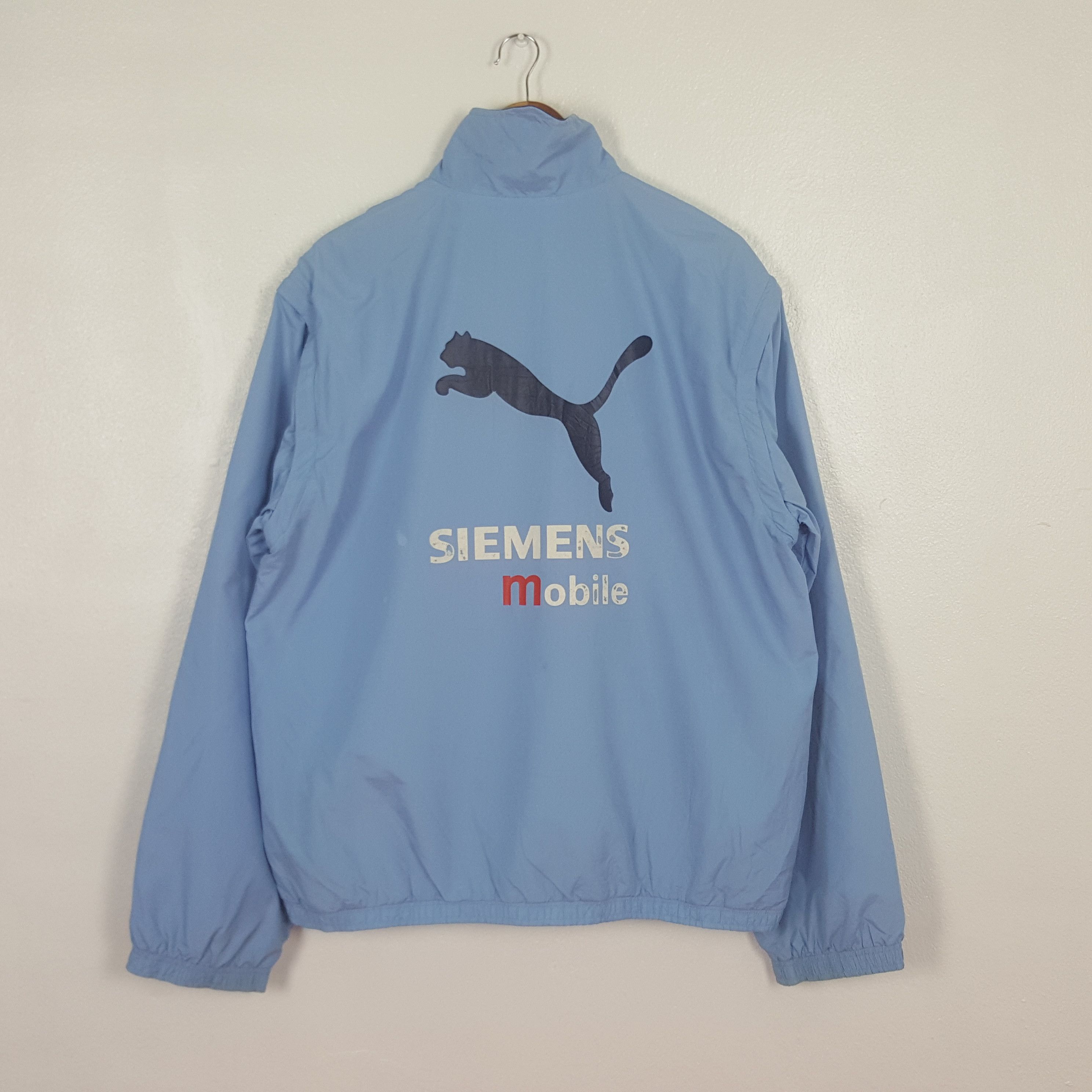 Puma Vintage Puma Lazio Siemens Mobile Track Jacket C309N20 Size US XL / EU 56 / 4 - 1 Thumbnail