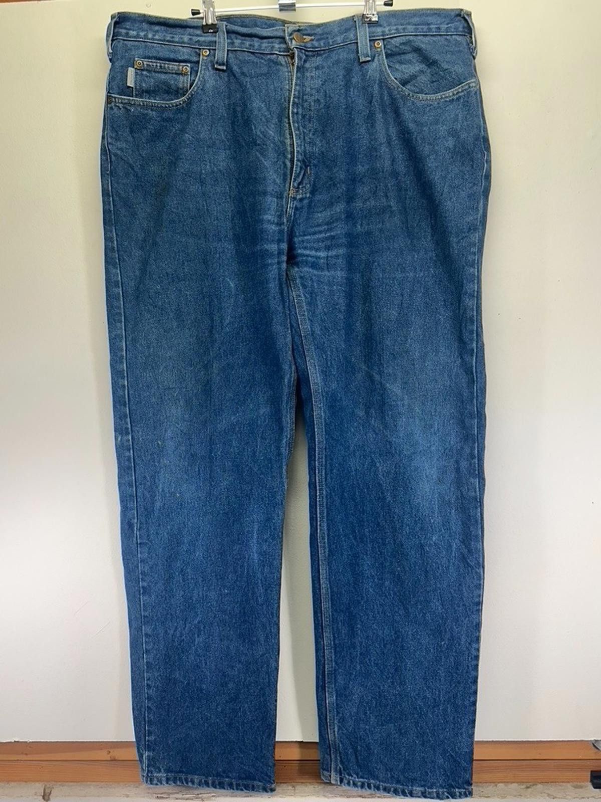 Carhartt Carhartt Men's 42/34 Relaxed Fit Blue Jeans Size US 42 / EU 58 - 1 Thumbnail