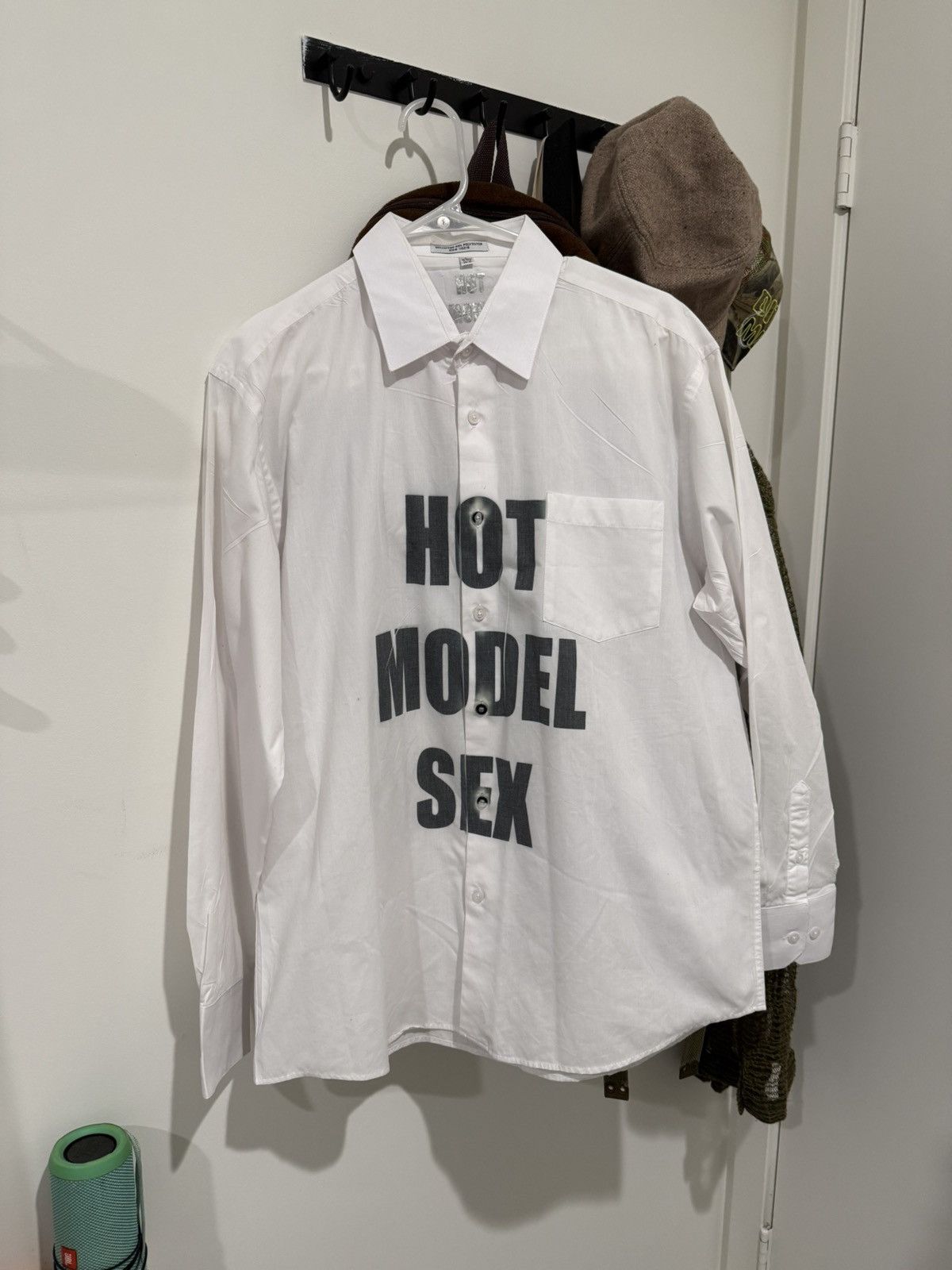 white hotmodelsex button up