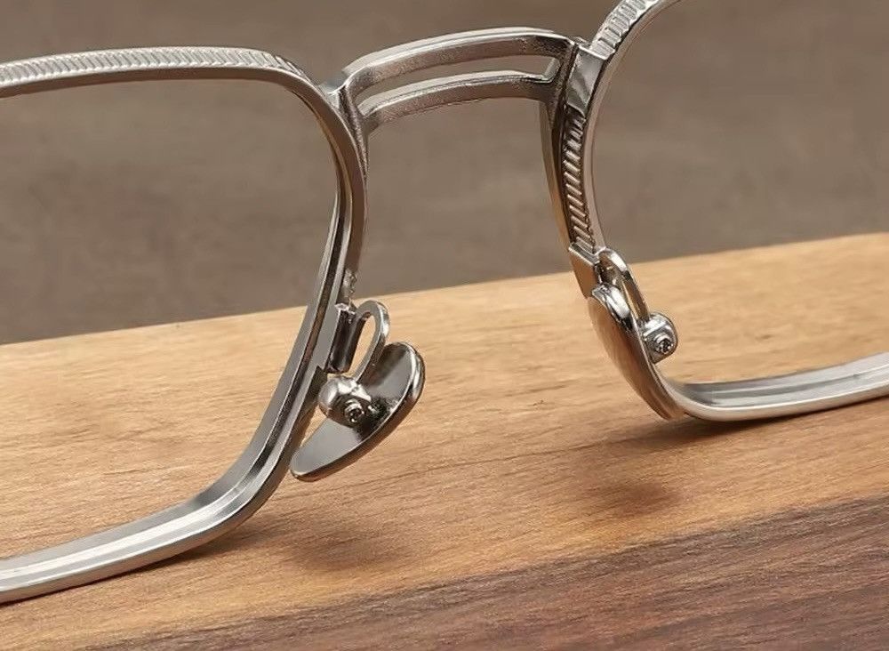 Jewelry × Vintage Office Casual Metal Basic Streetwear Glasses Size ONE SIZE - 2 Thumbnail