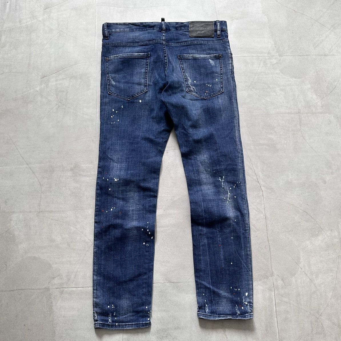 Dsquared2 Dsquared2 Splashed Painted Skater Jeans Galliano Vibe Size US 34 / EU 50 - 16 Thumbnail