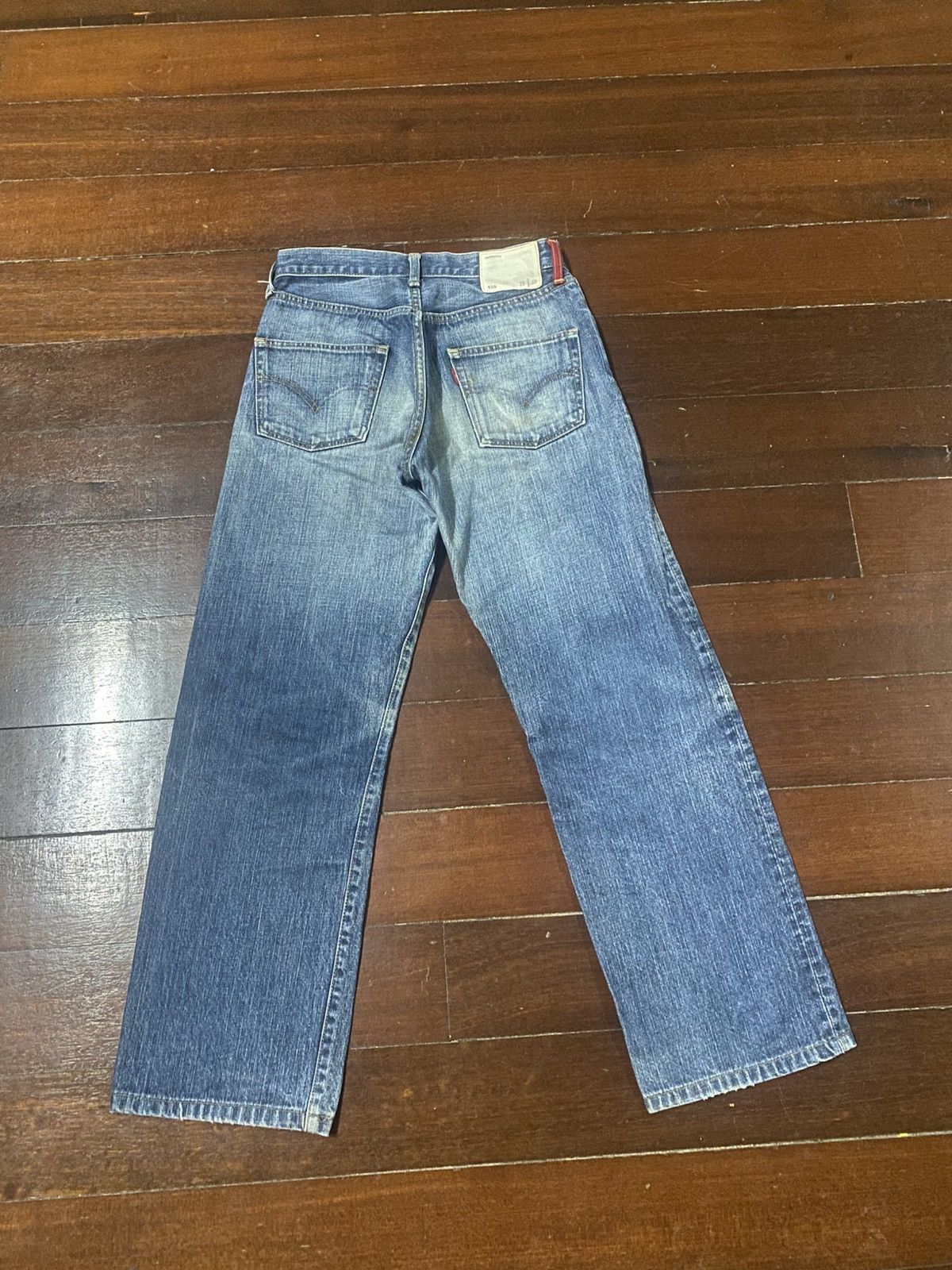 Levi's Vintage Levis 510 Red Loop Jeans nice faded mud wash rework Size US 29 - 9 Thumbnail