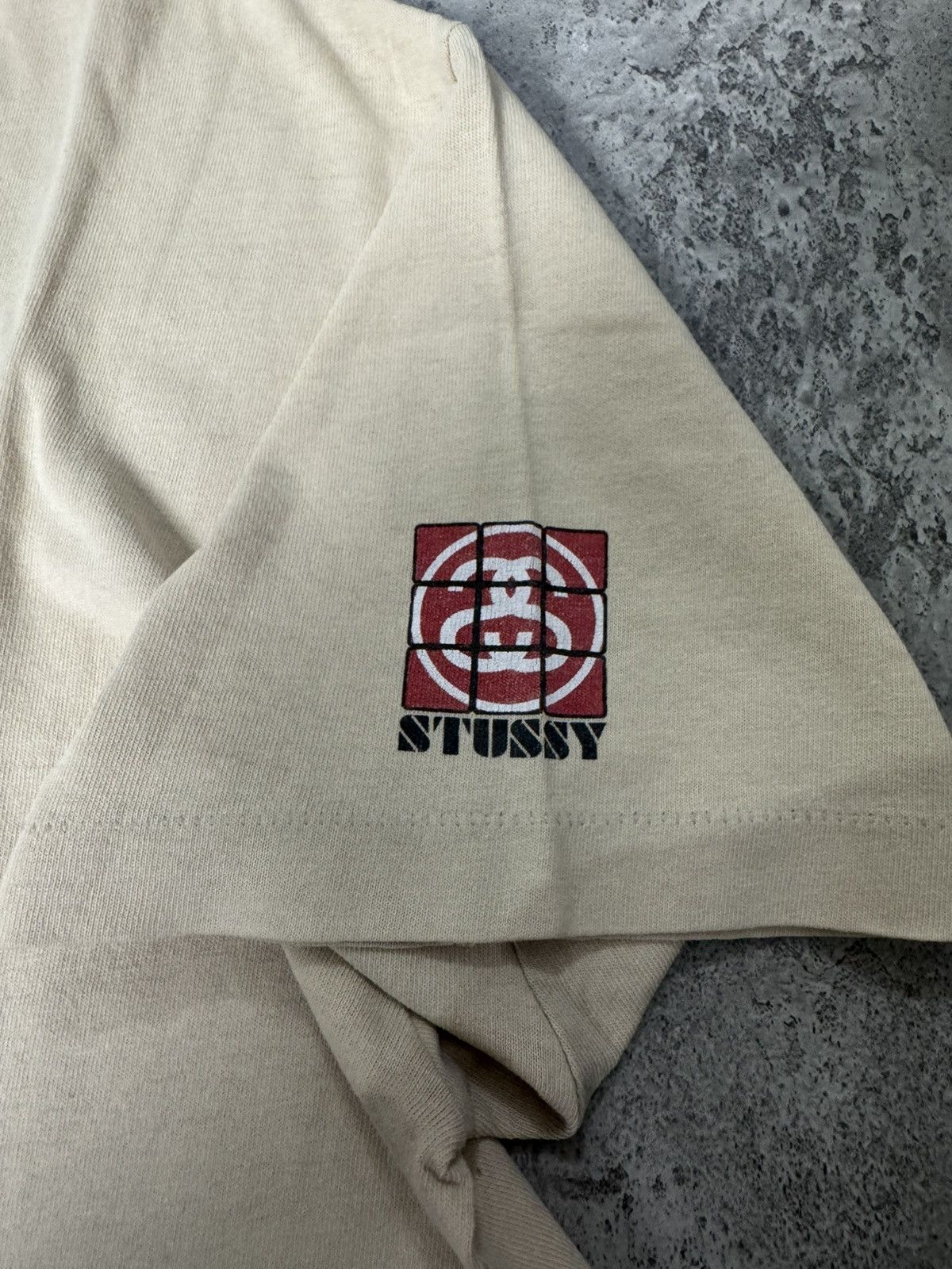 Stussy VINTAGE 90’S STUSSY RUBIK’S CUBE T-SHIRT Size US M / EU 48-50 / 2 - 4 Thumbnail