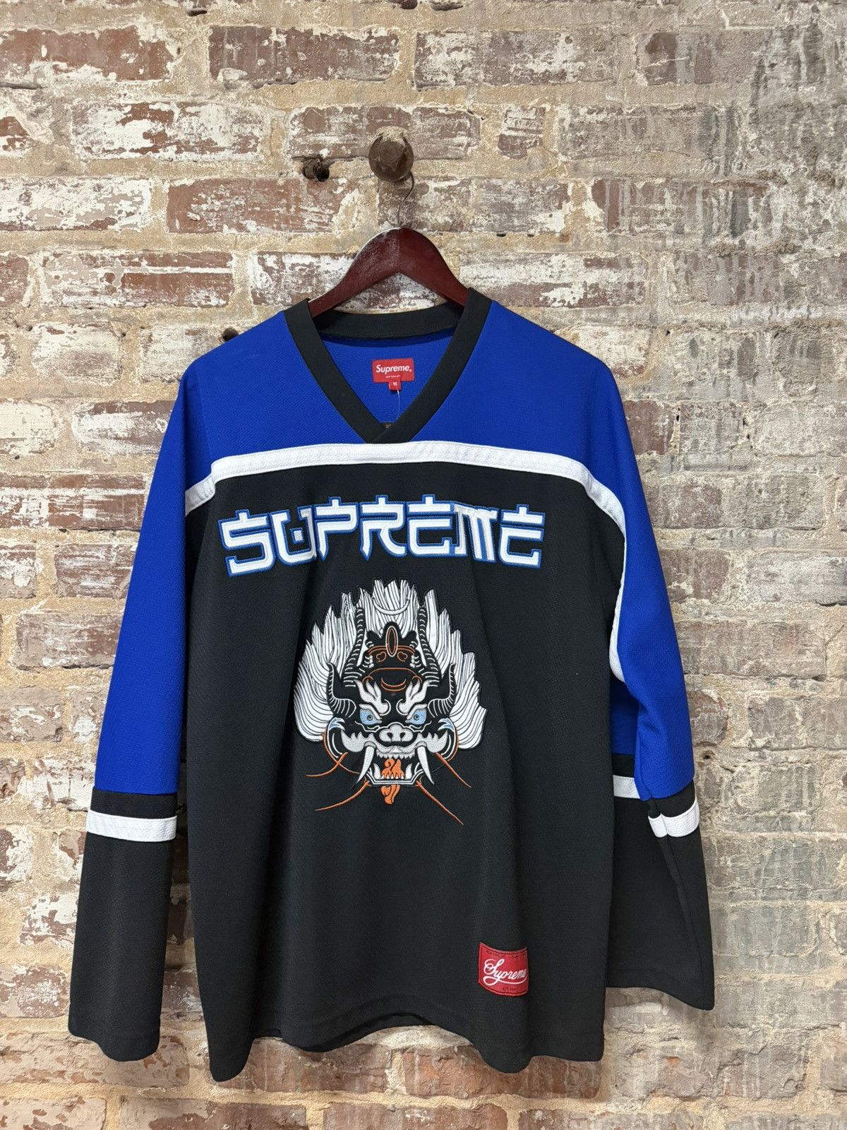 Supreme Supreme Demon Hockey Jersey 'Black' Size US M / EU 48-50 / 2 - 1 Thumbnail