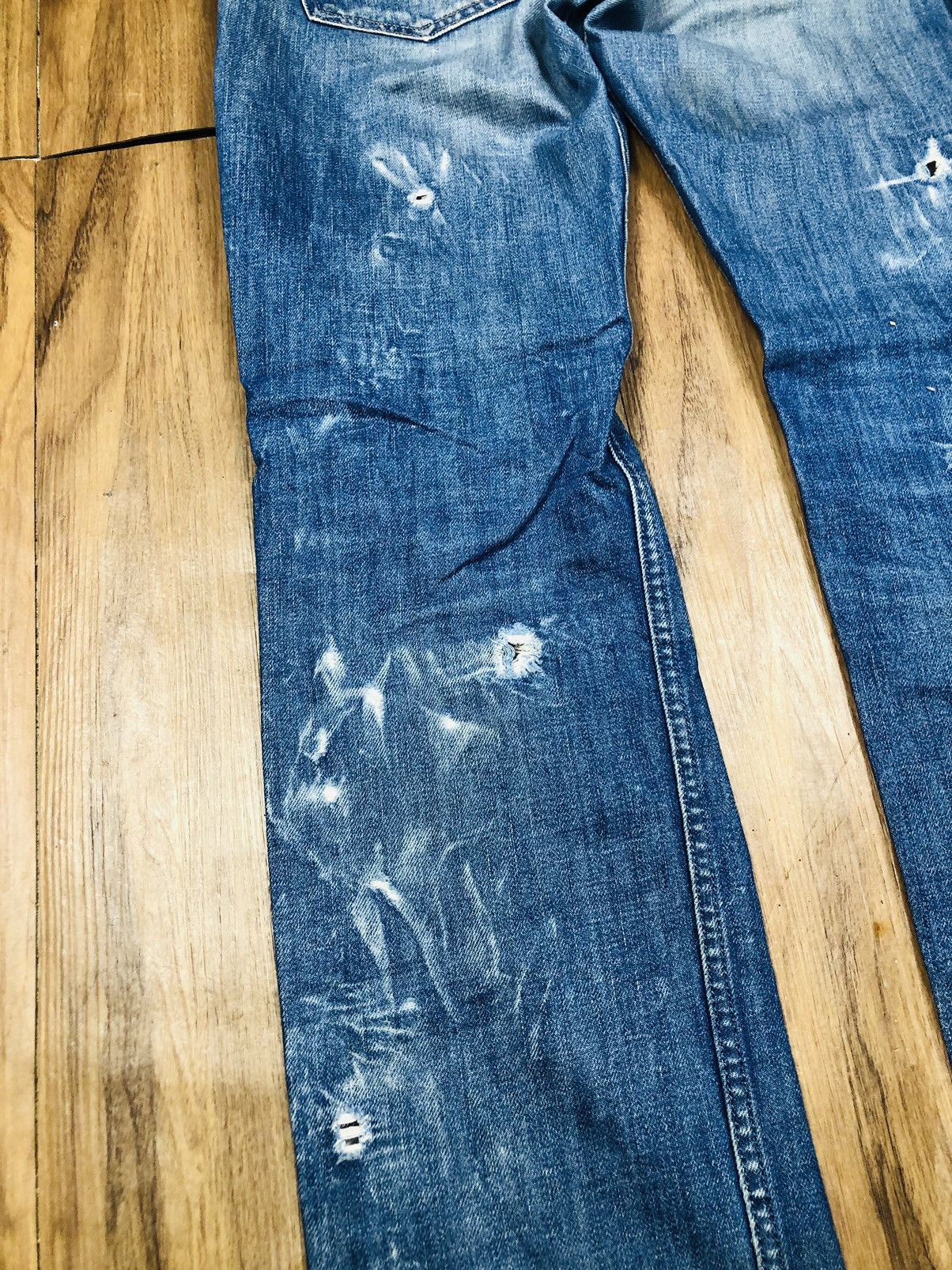 Diesel Diesel Industry Distress Jeans (36) Size US 33 - 21 Thumbnail