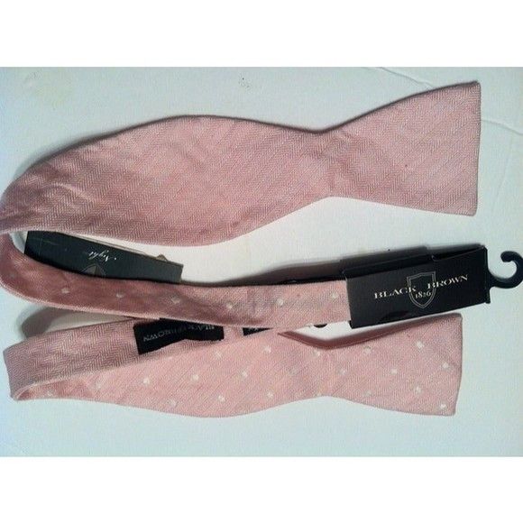 Black Brown 1826 BLACK BROWN 1826 MENS NEW BOW TIE Size ONE SIZE - 2 Thumbnail