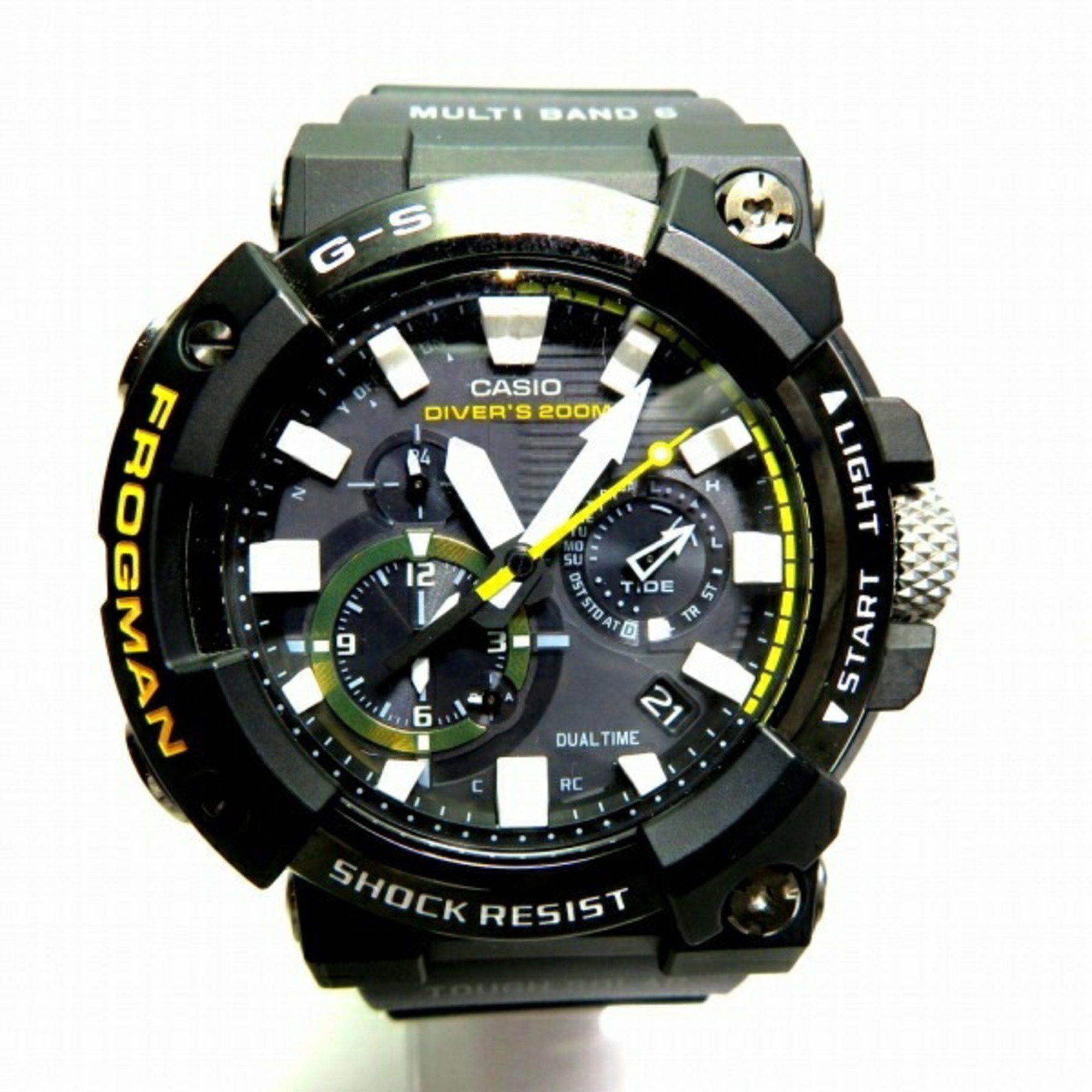 image of Casio Master Of G Frogman Gwf-A1000-1Ajf Radio Solar Watch Men's in Black