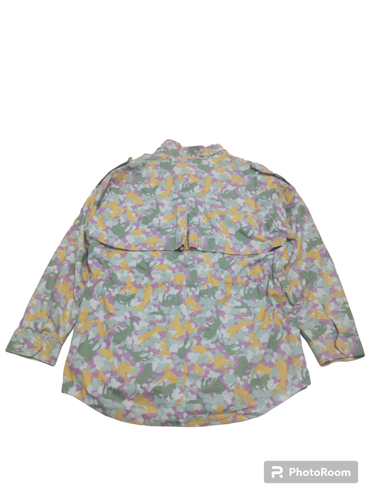 20471120 Vintage Leshop Multi pocket camo animals parka jacket Size US M / EU 48-50 / 2 - 2 Thumbnail