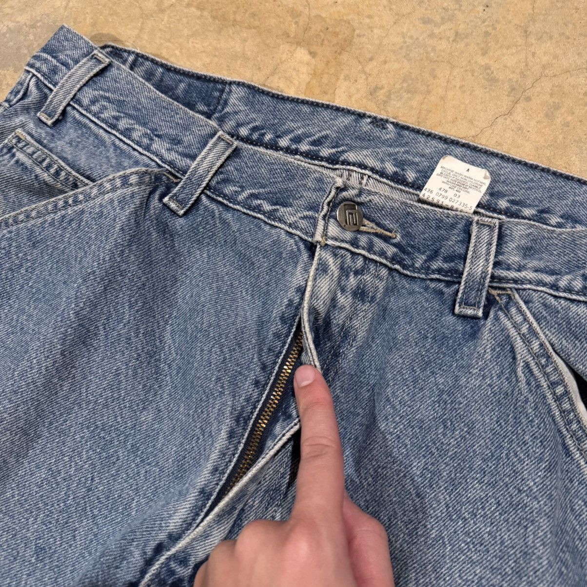 Levi's 1990s Levi’s L2 Silver Tab Distressed Baggy Carpenter Jeans Size US 36 / EU 52 - 11 Thumbnail