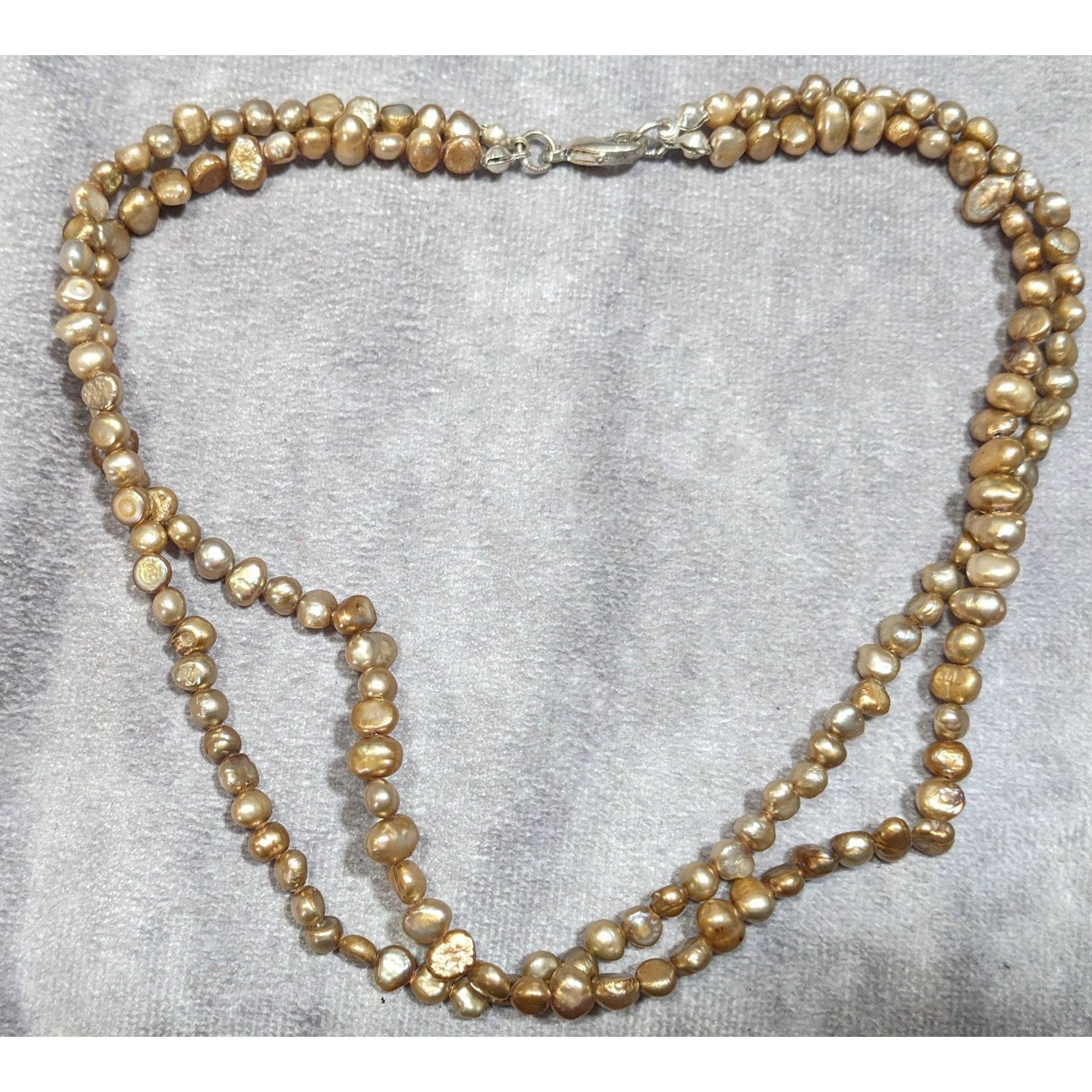 Other Vintage Elegant Layered Gold Tone Pearl Necklace Size ONE SIZE - 6 Thumbnail