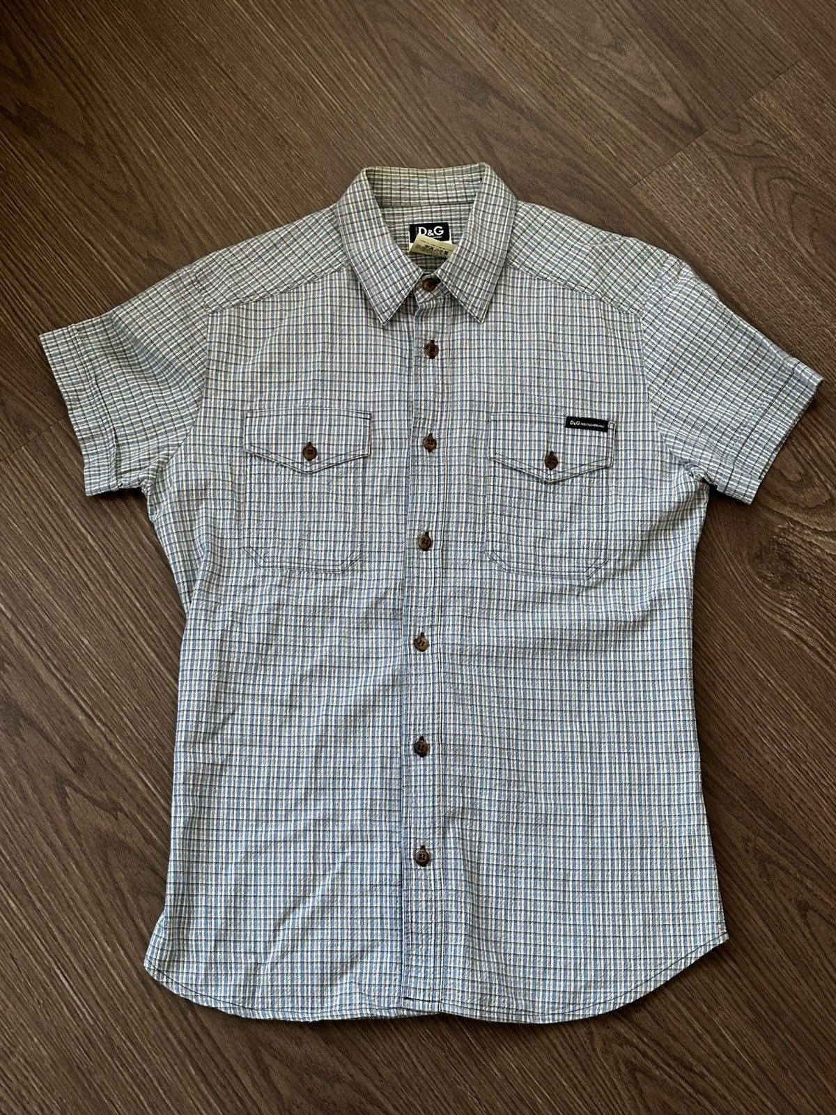 Dolce & Gabbana Vintage Dolce & Gabbana SS Button Up Shirt Size US XS / EU 42 / 0 - 1 Thumbnail