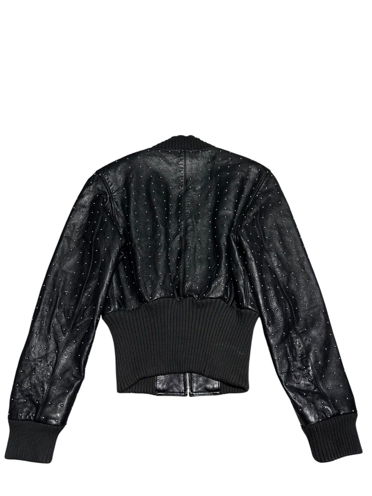 Pelle Pelle Pelle Pelle cropped Studded Leather Jacket Emo Grunge opium Size US XS / EU 42 / 0 - 3 Thumbnail