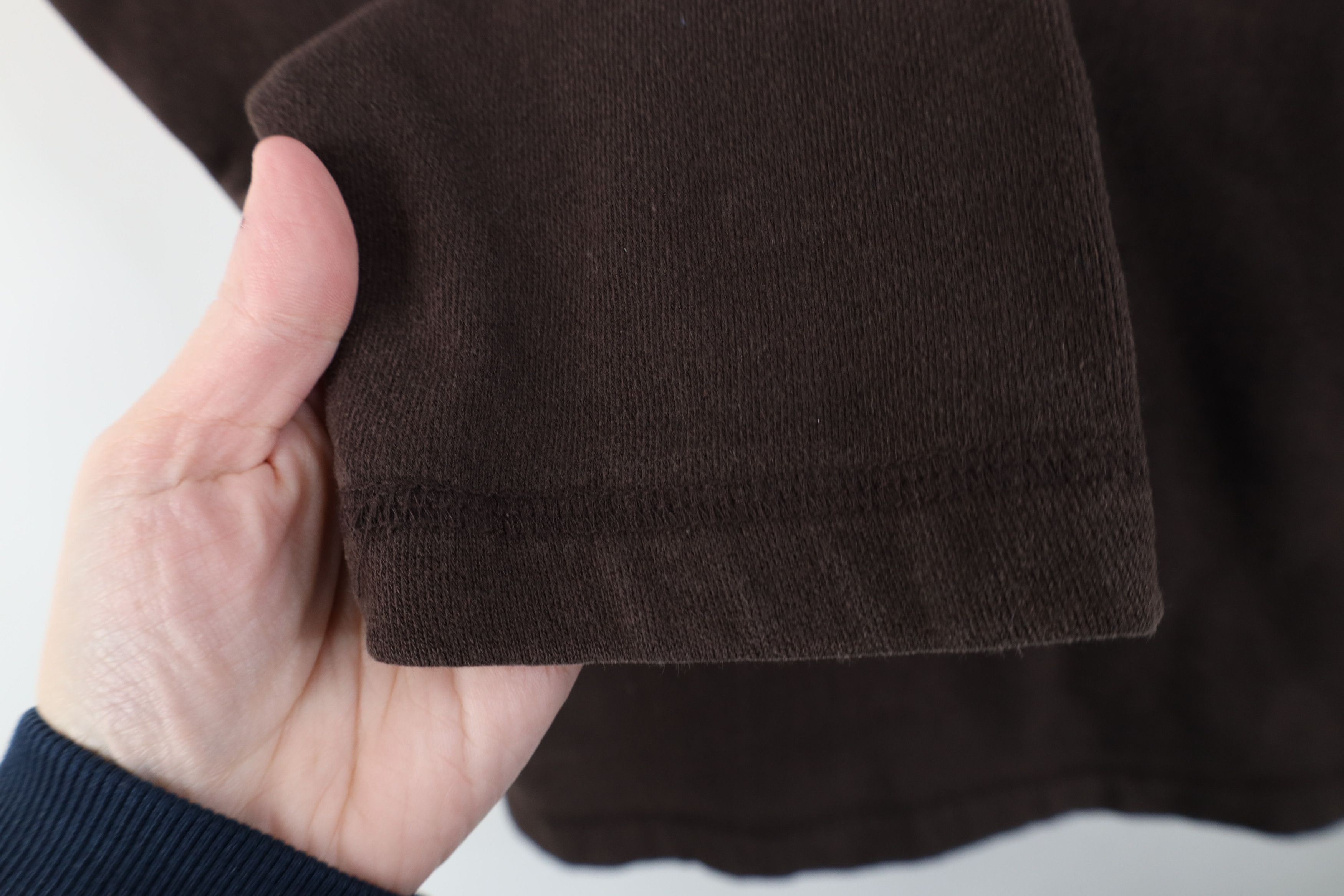 Express Vintage 90s Express Crewneck Sweatshirt Chocolate Brown Size M / US 6-8 / IT 42-44 - 8 Thumbnail