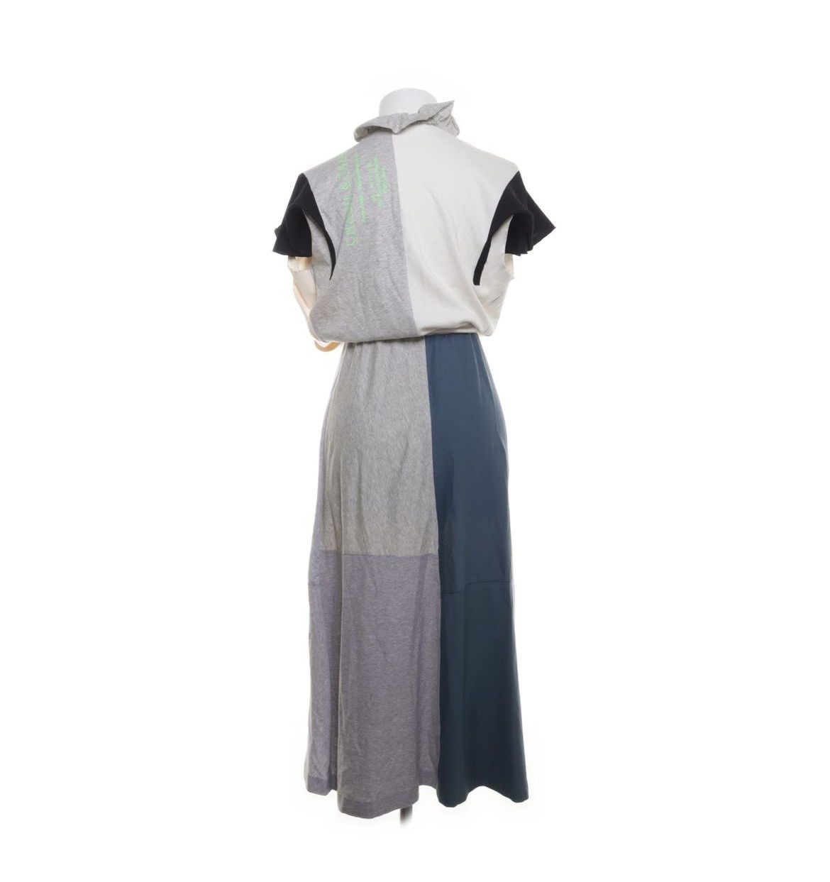 Balenciaga Collared ”Chaîne & Trames” Maxi Dress Size S / US 4 / IT 40 - 3 Thumbnail