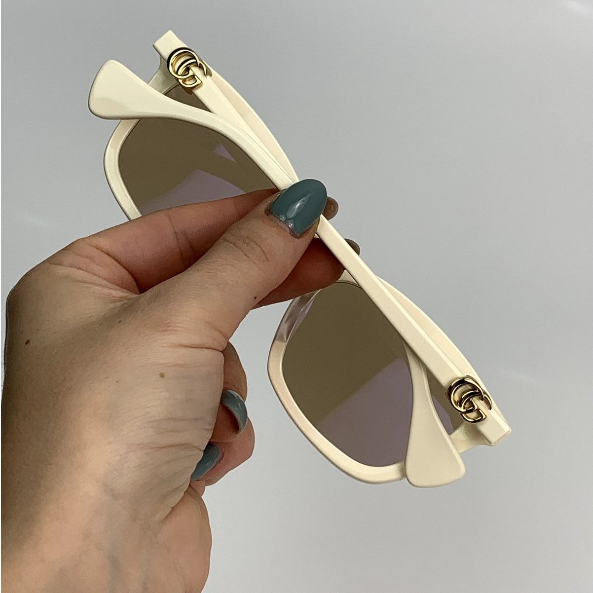Gucci NEW Gucci Sunglasses GG1596SK 002 Ivory/Nude Flash Authentic Size ONE SIZE - 3 Thumbnail