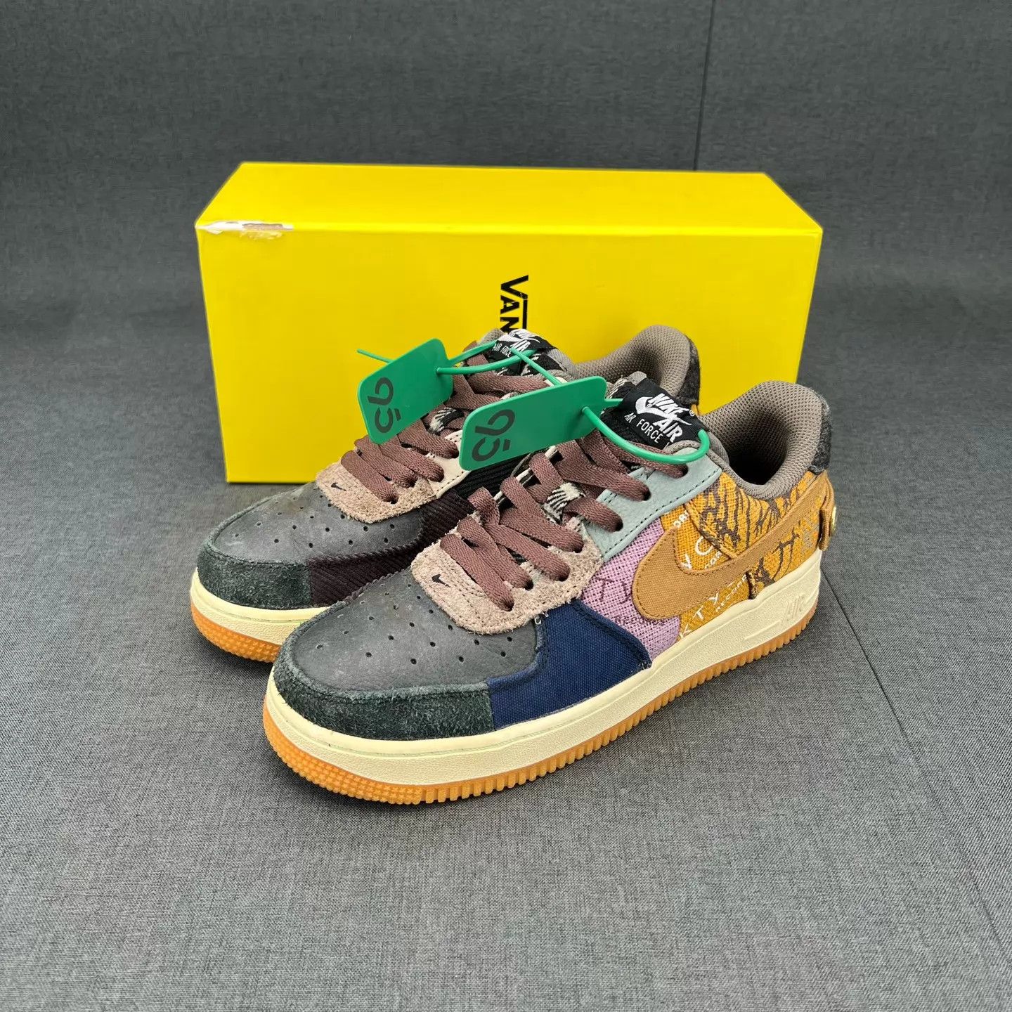 Nike AF1 TS Color Blocked Khaki Size US 6.5 / EU 39-40 - 1 Thumbnail