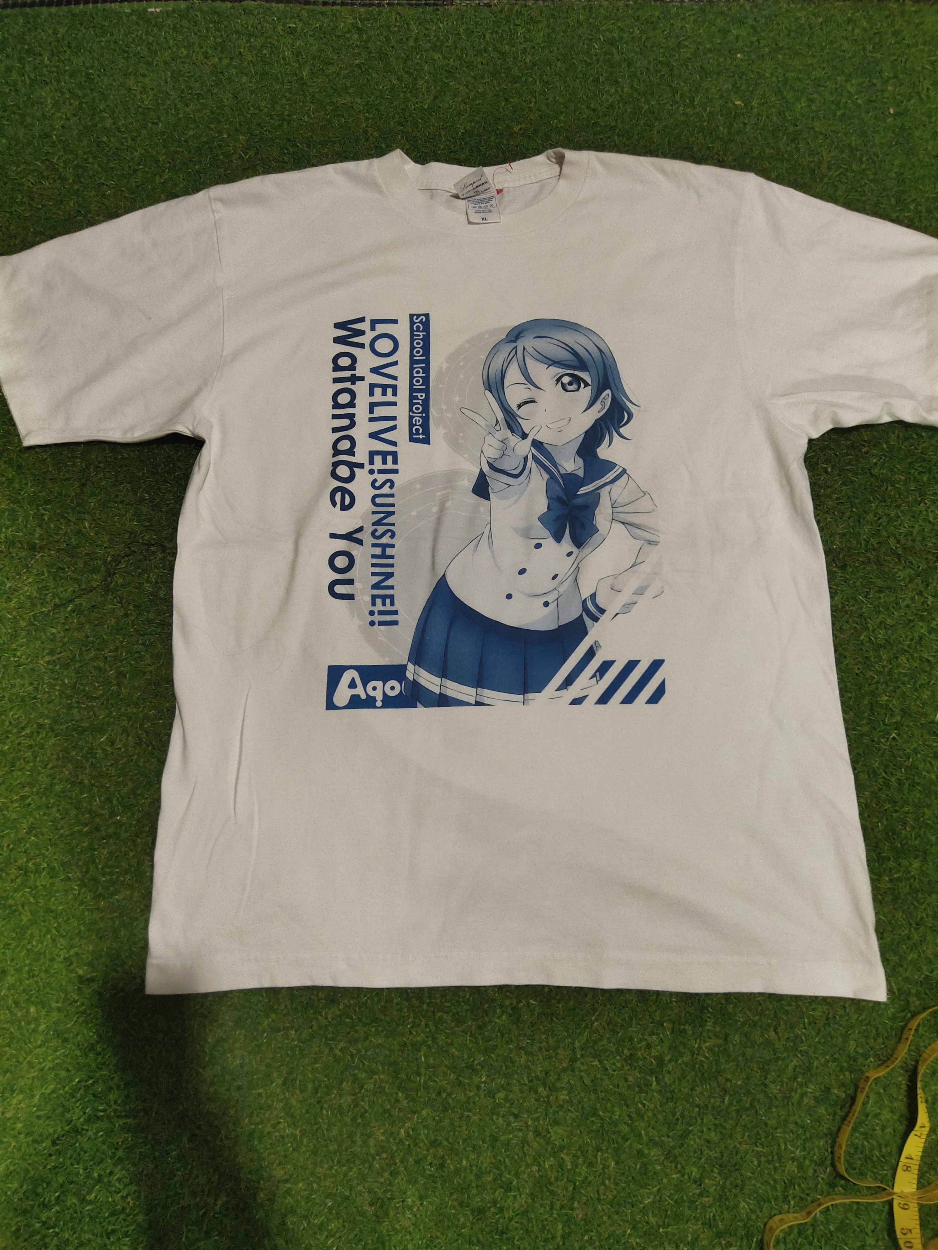 Anime × Vintage LOVE LIVE SUNSHINE AQUORS WATANABEA YOU ANIME WAIFU Size US XL / EU 56 / 4 - 1 Thumbnail