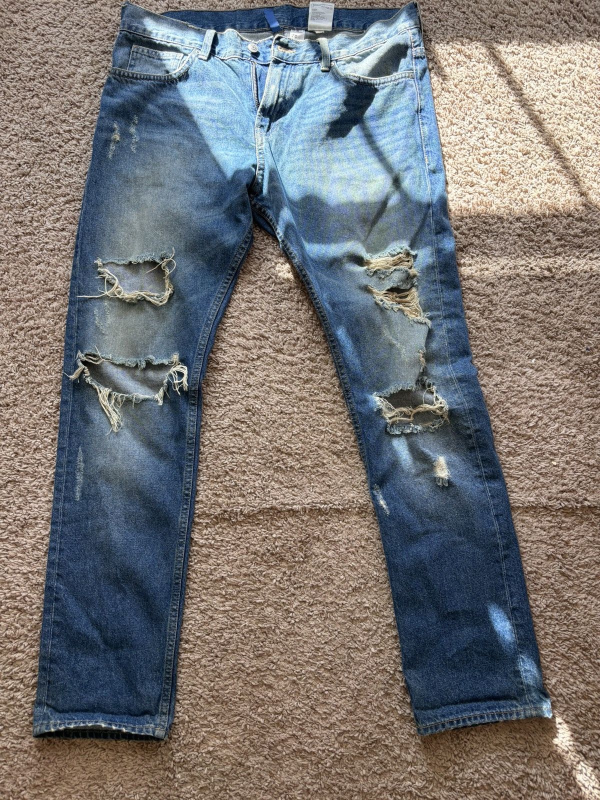 Other H&M distressed jeans Size US 34 / EU 50 - 2 Thumbnail