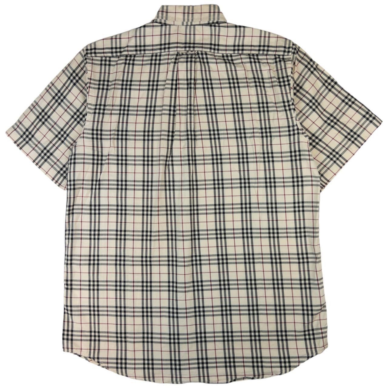 Burberry Vintage Burberry Check Button Up Short Sleeve Shirt Size M Size US M / EU 48-50 / 2 - 2 Thumbnail