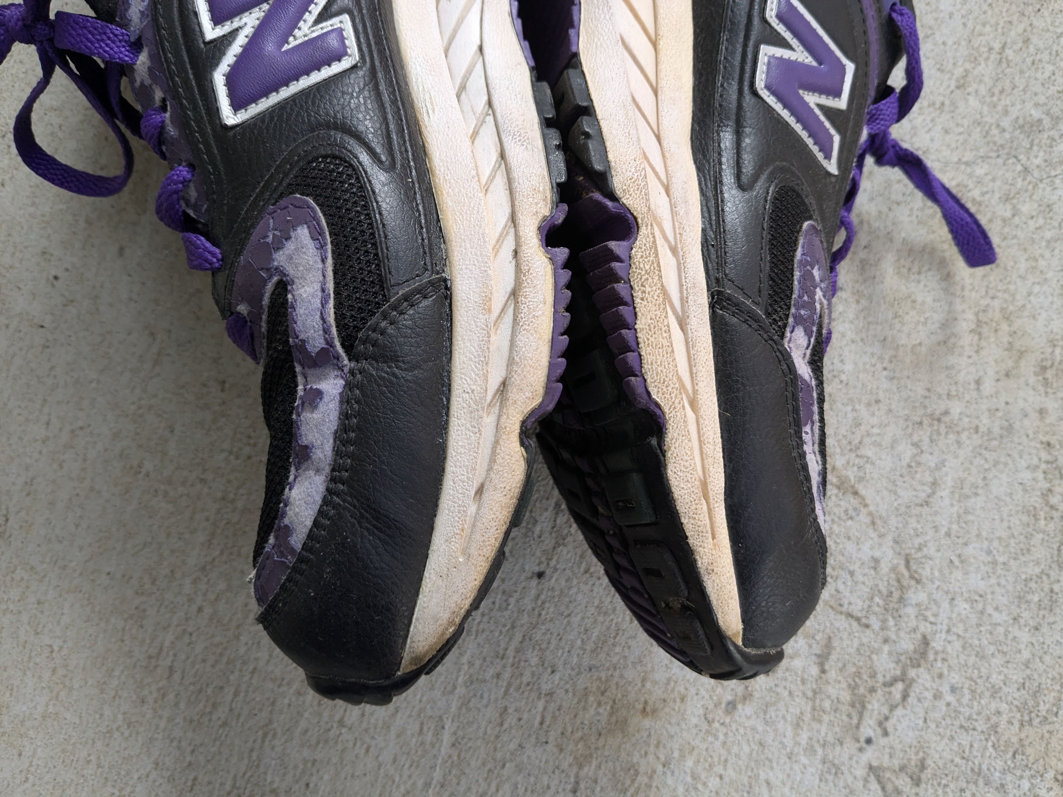 New Balance New Balance 2000 Black Purple 11.5 D Leather Low Tops Size US 11.5 / EU 44-45 - 7 Thumbnail