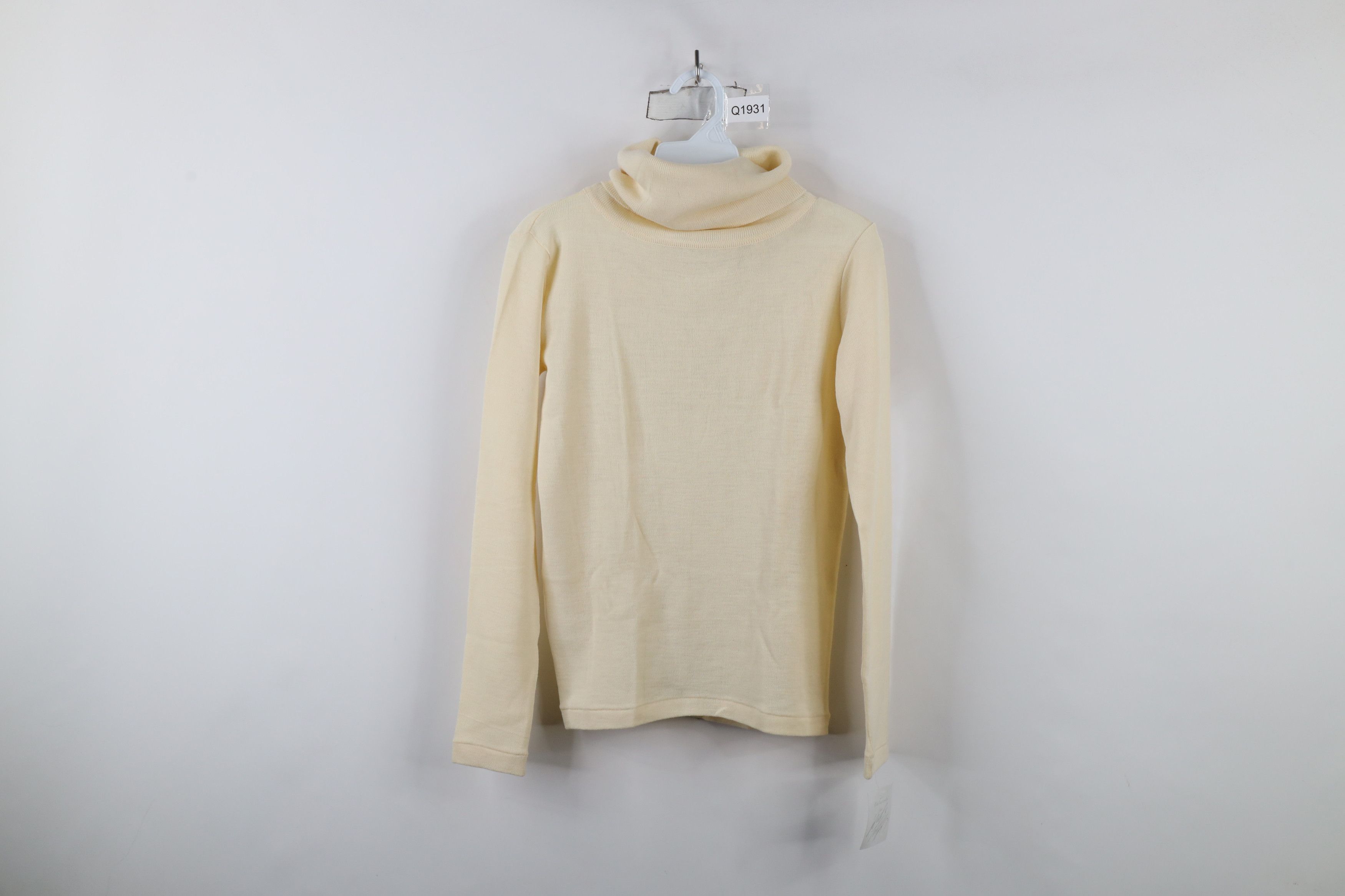 Vintage Deadstock Vintage 70s Lord & Taylor Knit Turtleneck Sweater Size S / US 4 / IT 40 - 1 Thumbnail