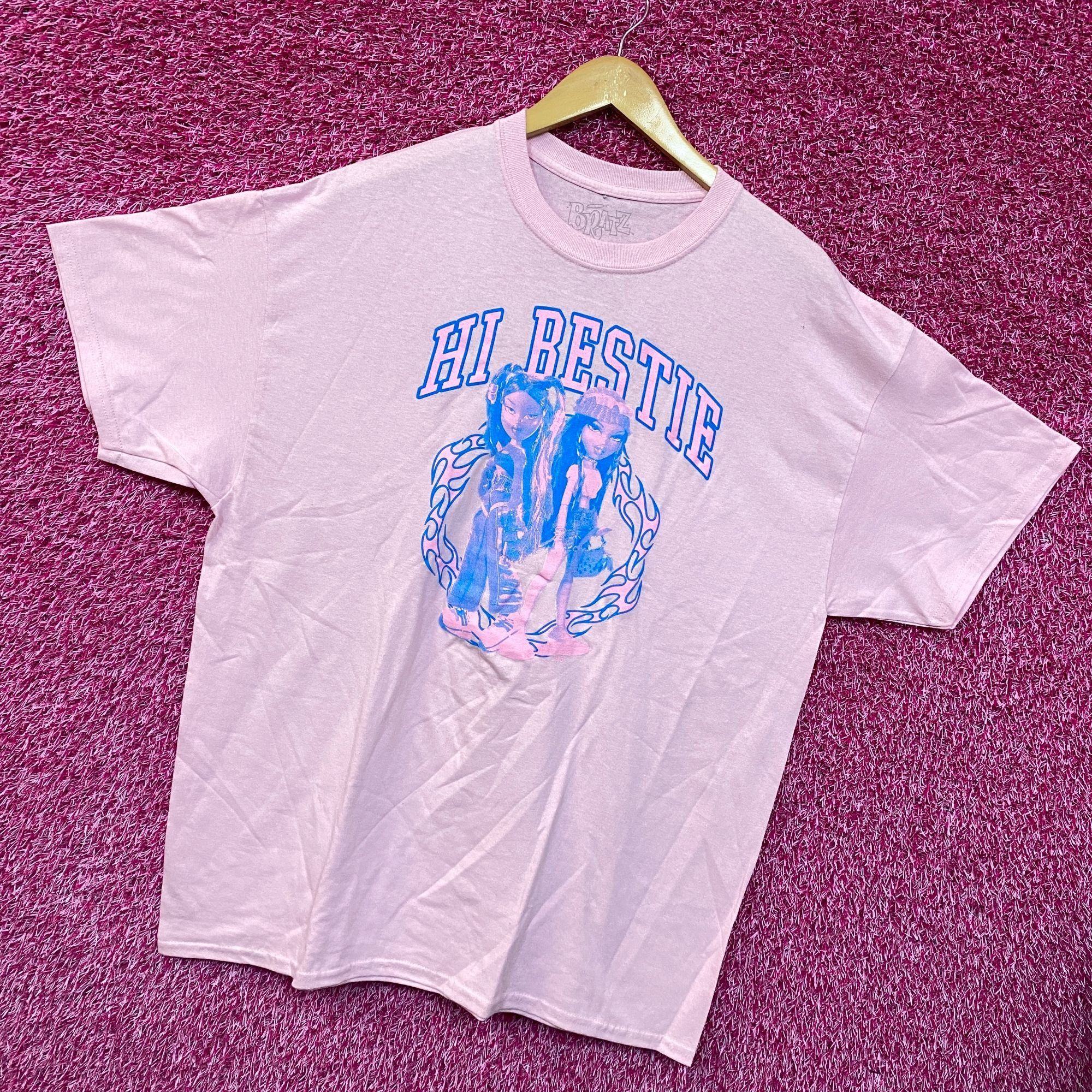 Other Bratz Hi Bestie Pink Tshirt size Extra Large Size US XL / EU 56 / 4 - 3 Thumbnail