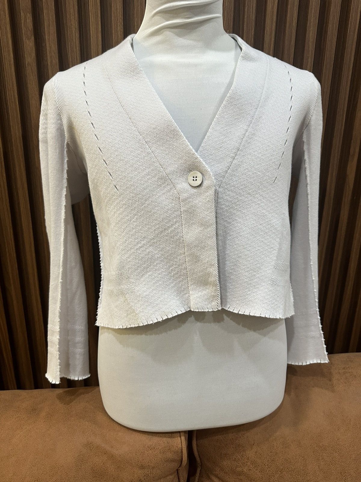 Homme Plisse Issey Miyake Issey Miyake A.poc Inside Single Button Cardigan Size US M / EU 48-50 / 2 - 6 Thumbnail