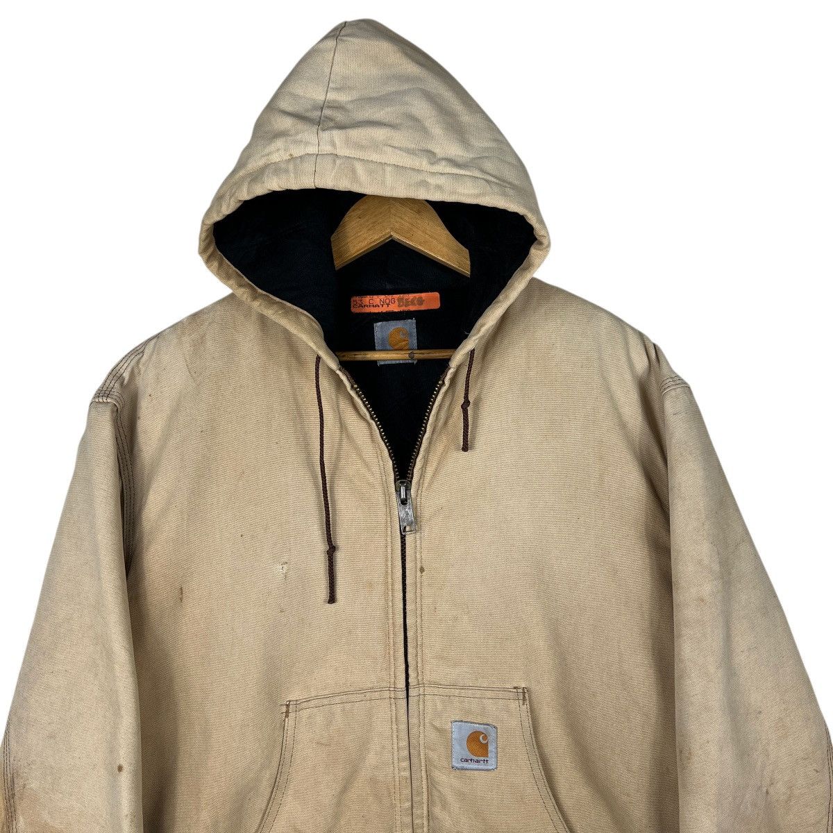 Carhartt 🔥 Vintage Carhartt Sunfaded Active Hoodie Jacket Size US XL / EU 56 / 4 - 3 Thumbnail