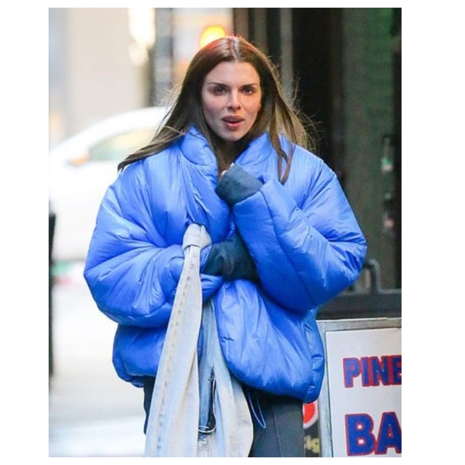 Gap YEEZY X GAP ROUND Cropped Jacket blue Puffer Kanye West (M) Size US M / EU 48-50 / 2 - 2 Thumbnail