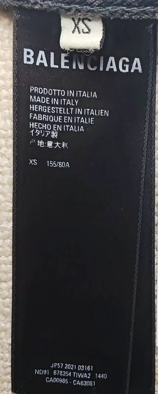 Balenciaga Balenciaga 22ss Painted Graffiti Double B Lum 2412-Nextarrow Size US XS / EU 42 / 0 - 5 Thumbnail