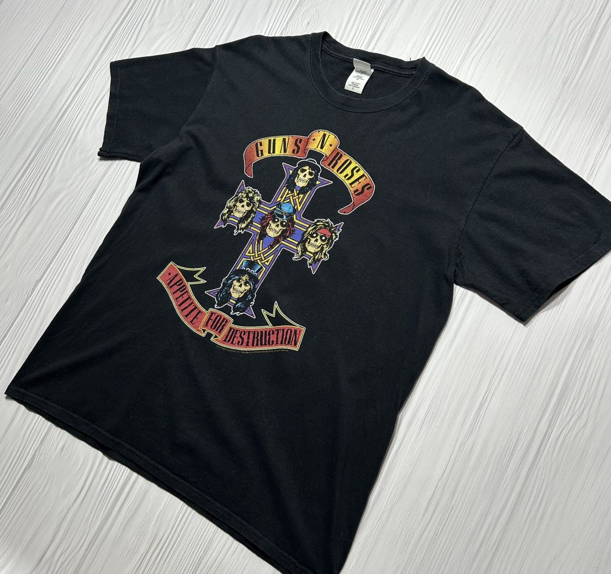 Band Tees Vintage Guns N Roses Appetite For Destruction 2012 T-Shirt Size US L / EU 52-54 / 3 - 2 Thumbnail