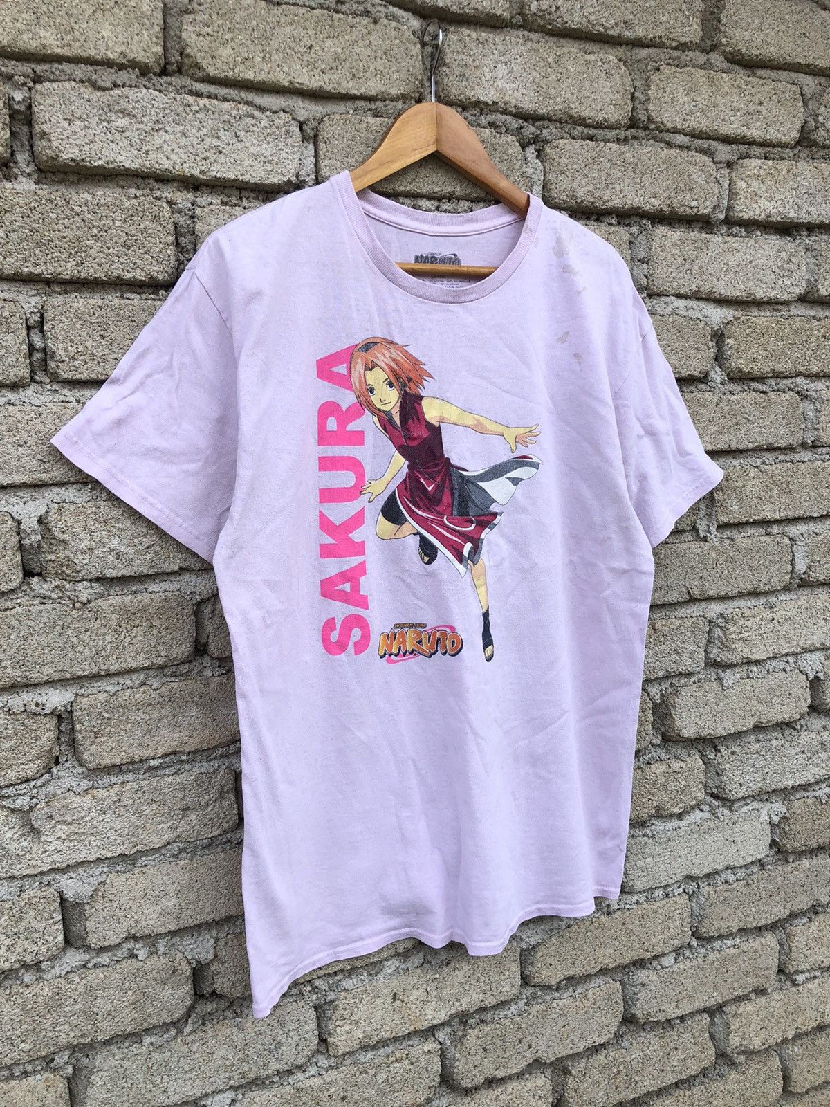 Japanese Brand Vintage Y2K Naruto Sakura Haruno Anime Single Character Tee Size US L / EU 52-54 / 3 - 3 Thumbnail