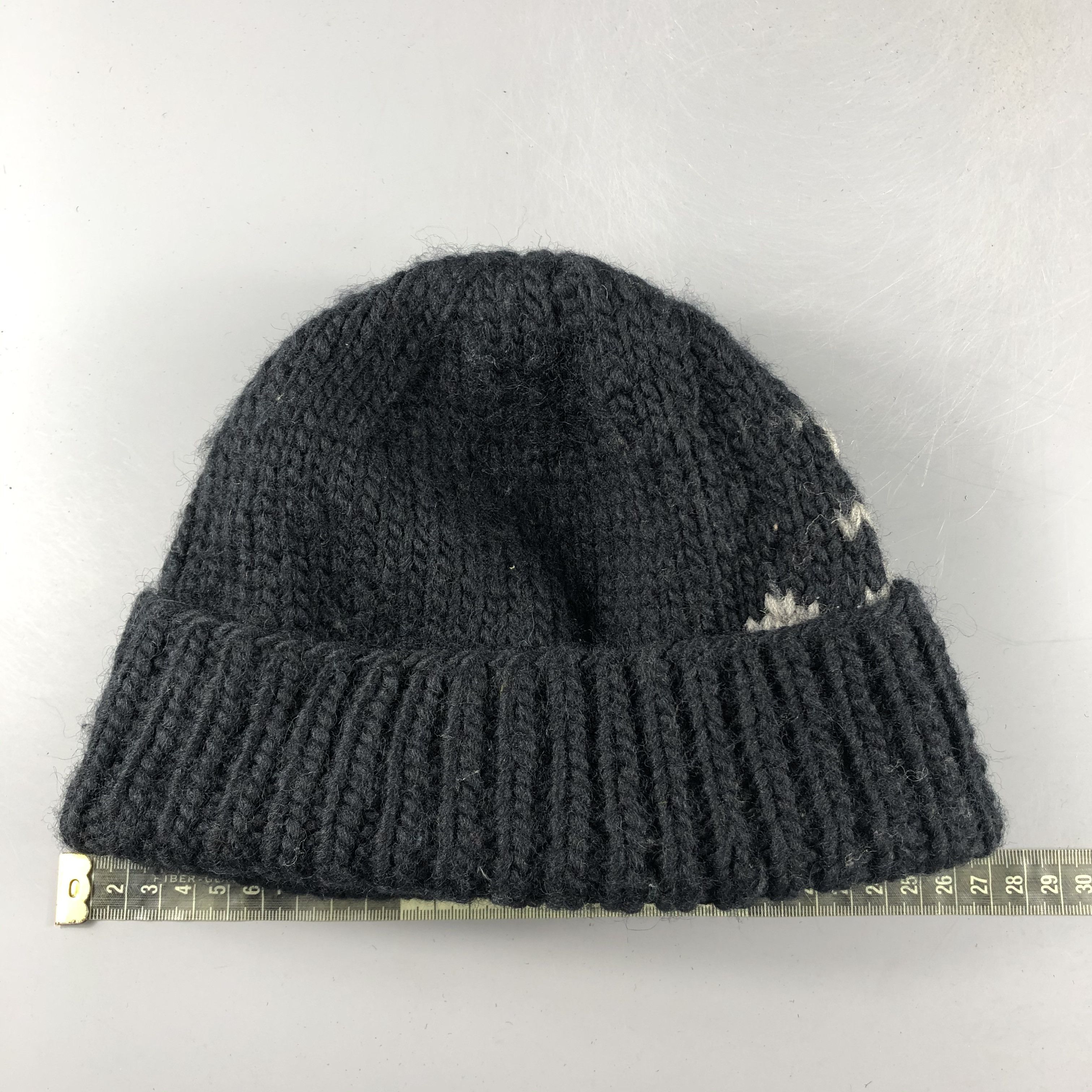 Other × Vintage Unknown Ribbed Knit Beanie Snow Hat Snow Cap -D178 Size ONE SIZE - 3 Thumbnail