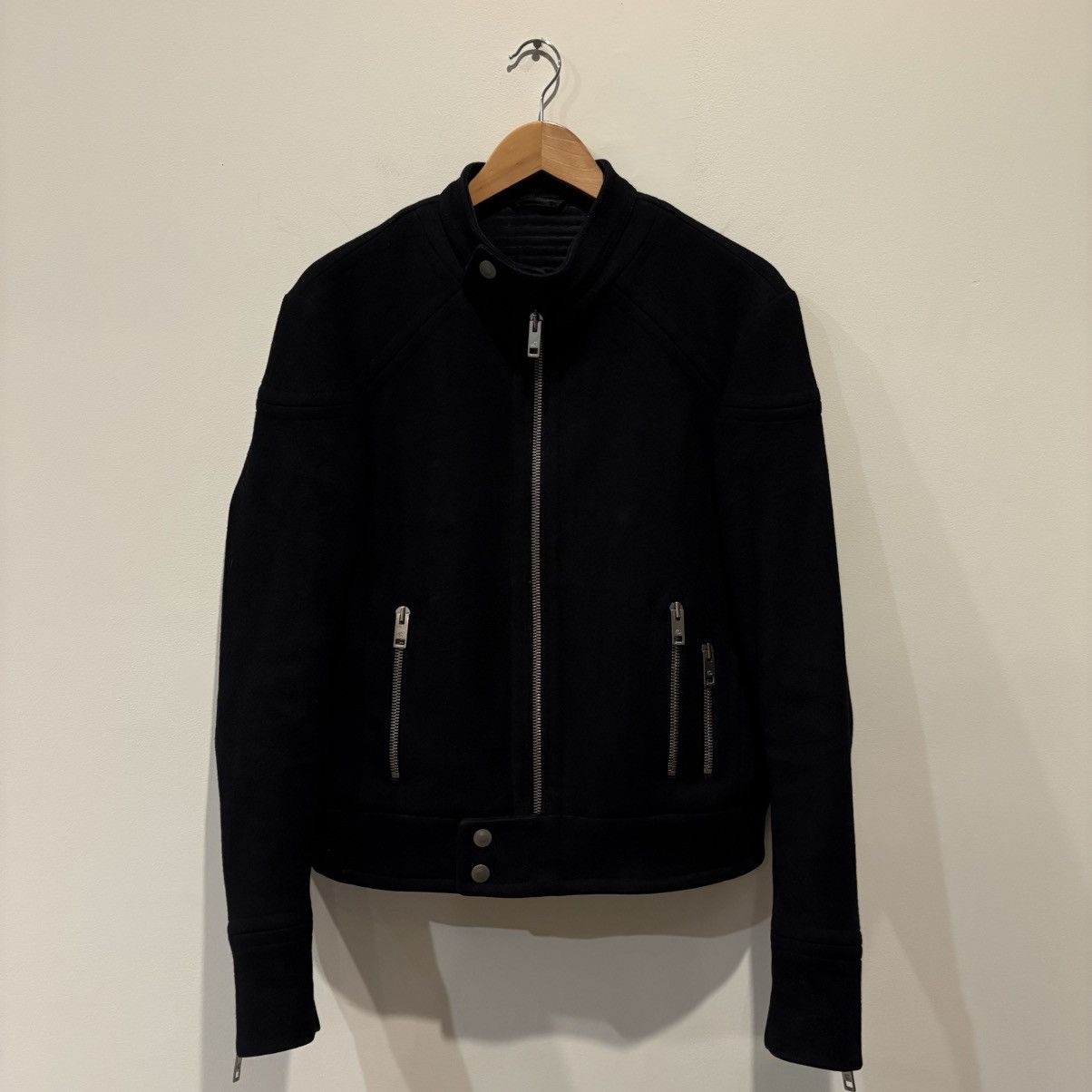 Gucci 2004 Tom Ford Gucci Heavy Wool Racing Jacket Size US M / EU 48-50 / 2 - 1 Thumbnail