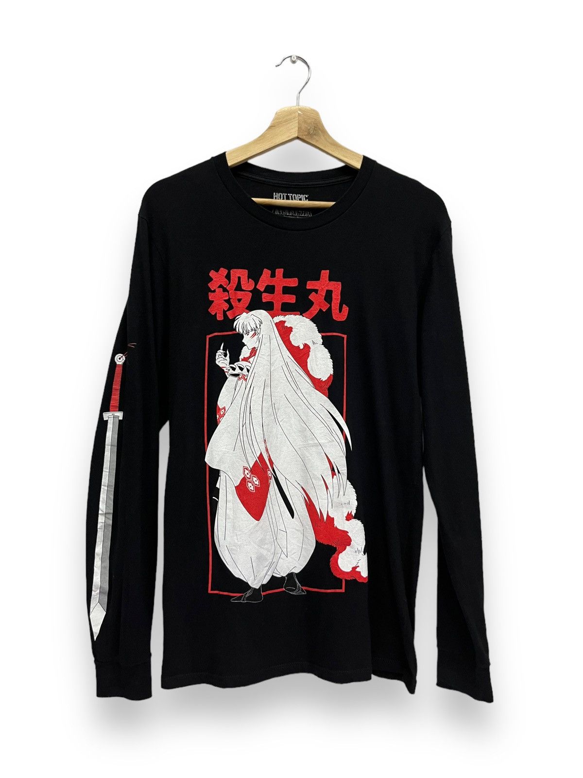 Anime INUYASHA Japanese Manga Animated Fantasy Longsleeve T-Shirt Size US S / EU 44-46 / 1 - 1 Thumbnail