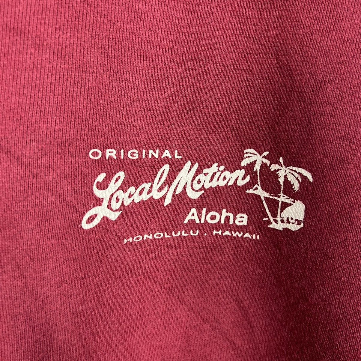 Japanese Brand LOCAL MOTION Aloha Hawaii Big Logo Sweatshirt #4242-C193 Size US M / EU 48-50 / 2 - 8 Thumbnail
