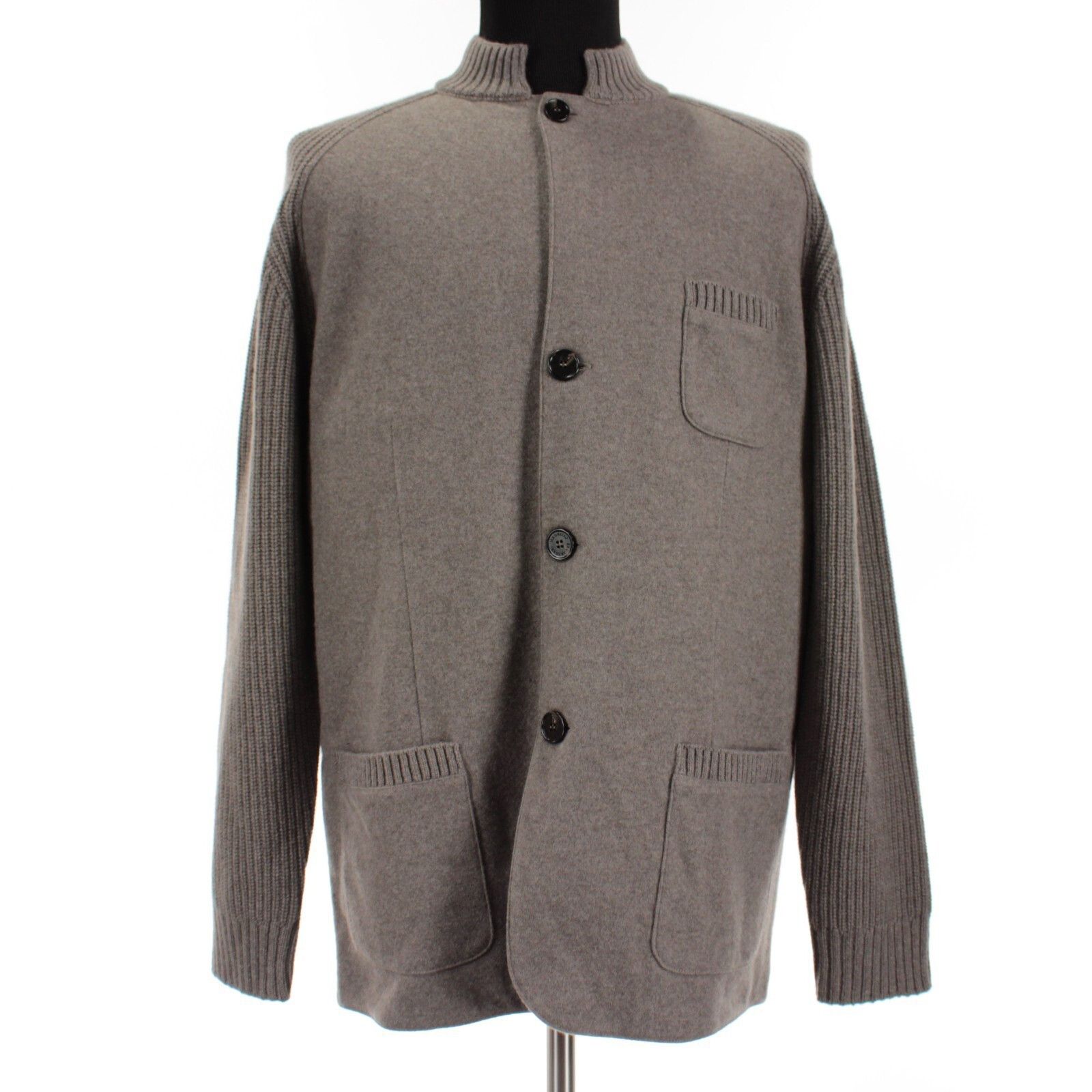 Maurizio Baldassari Maurizio Baldassari Jacket Size XL US In Gray Cashmere Size US XL / EU 56 / 4 - 1 Thumbnail
