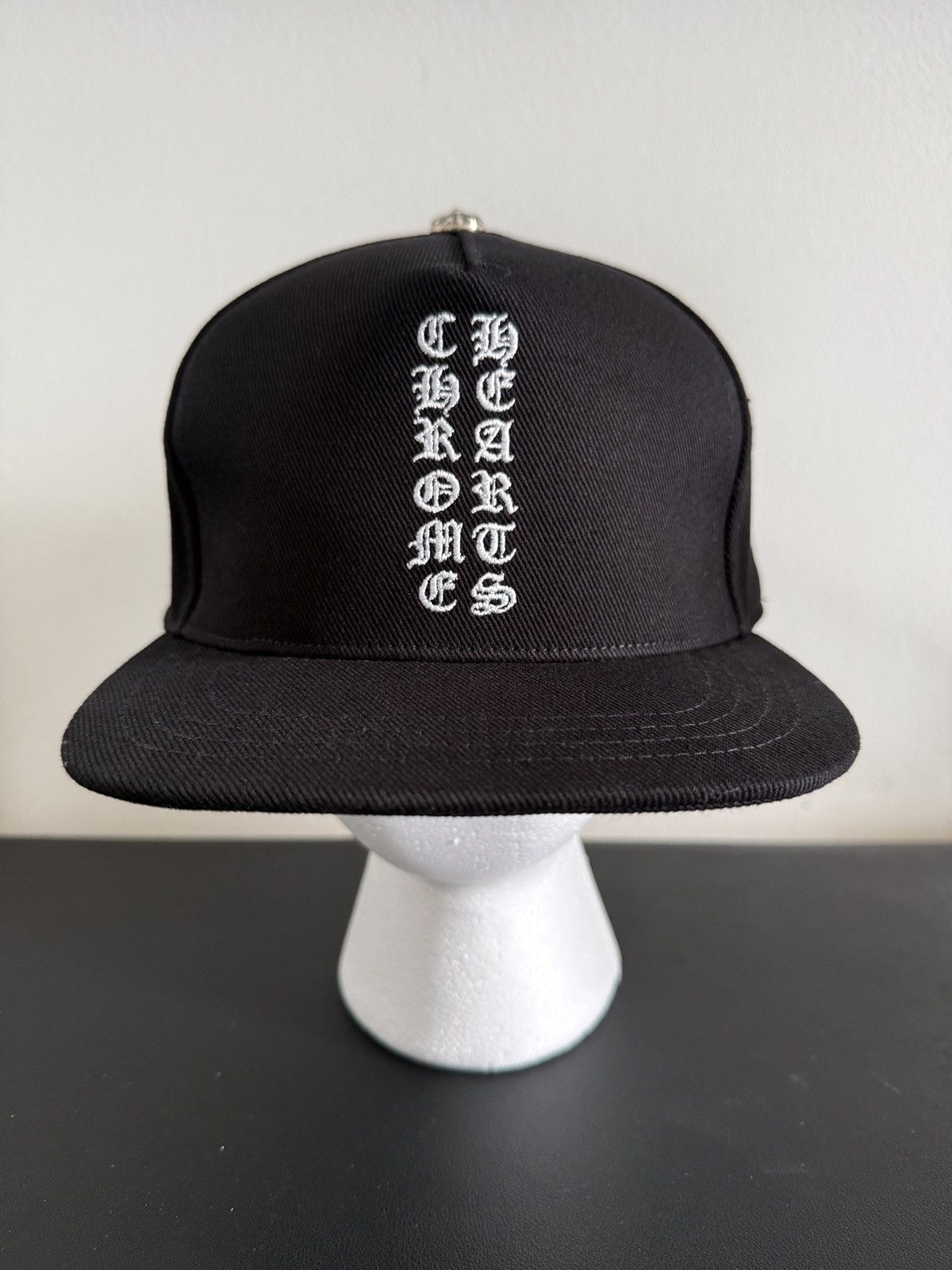 Chrome Hearts Chrome hearts vertical logo hat | Grailed