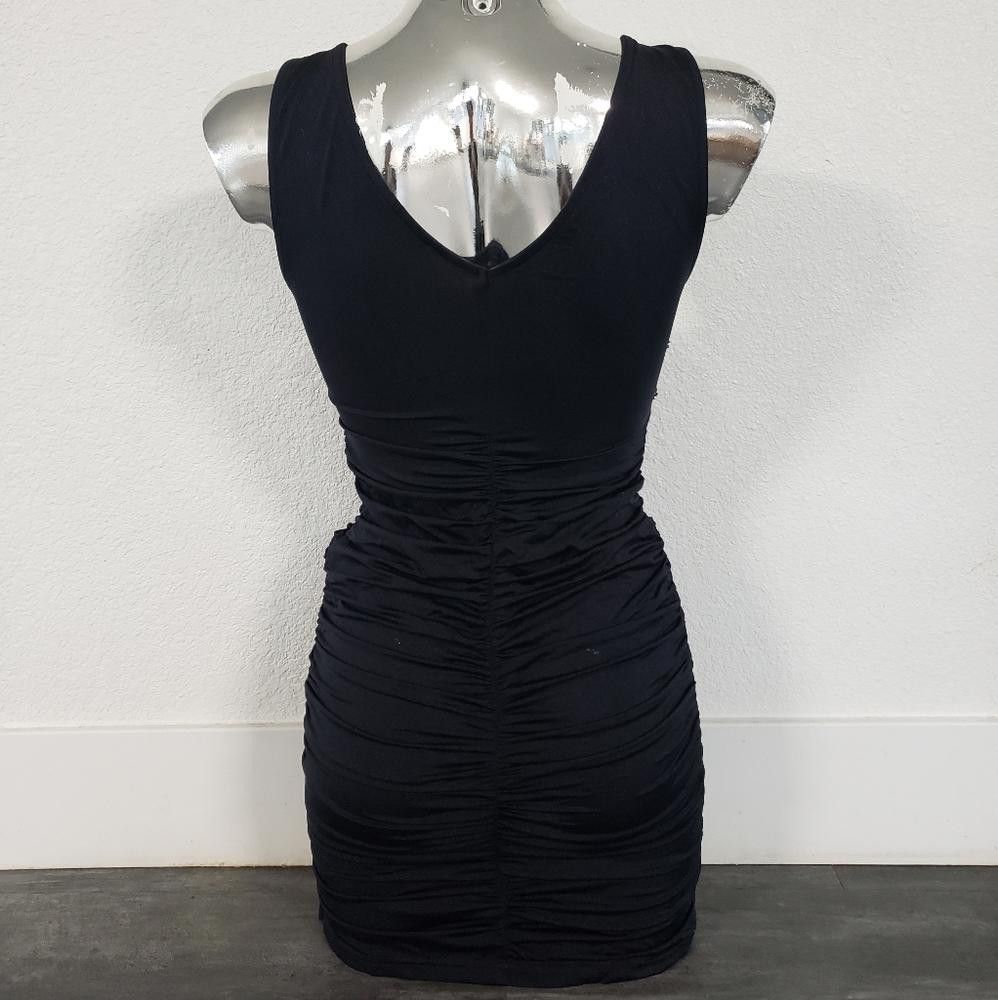 Designer Black Sequin Detailed OhYes Fashion Mini Size S / US 4 / IT 40 - 2 Thumbnail