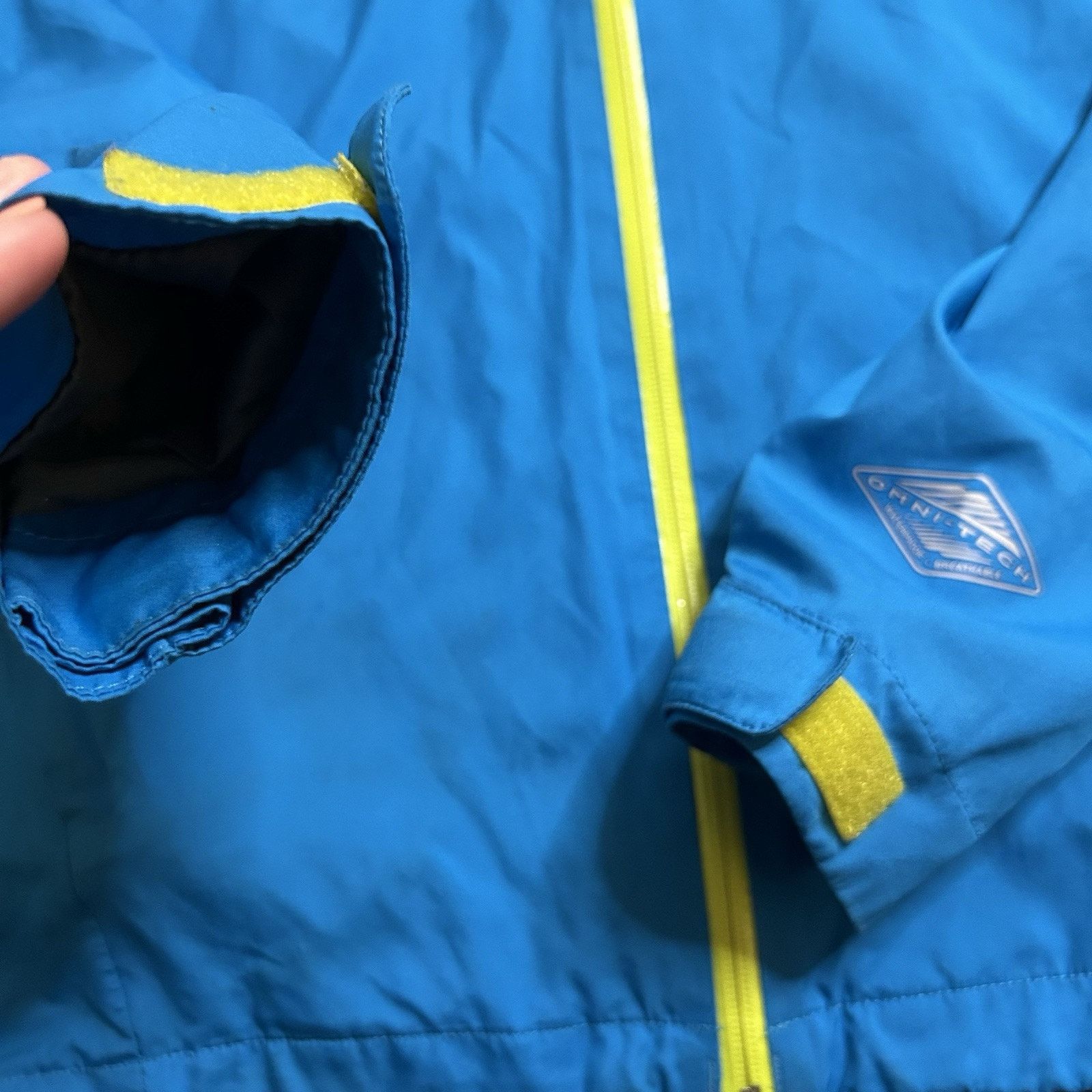 Columbia Columbia Interchange Jacket Teal/Neon Green Medium Omnitech Size US M / EU 48-50 / 2 - 2 Thumbnail