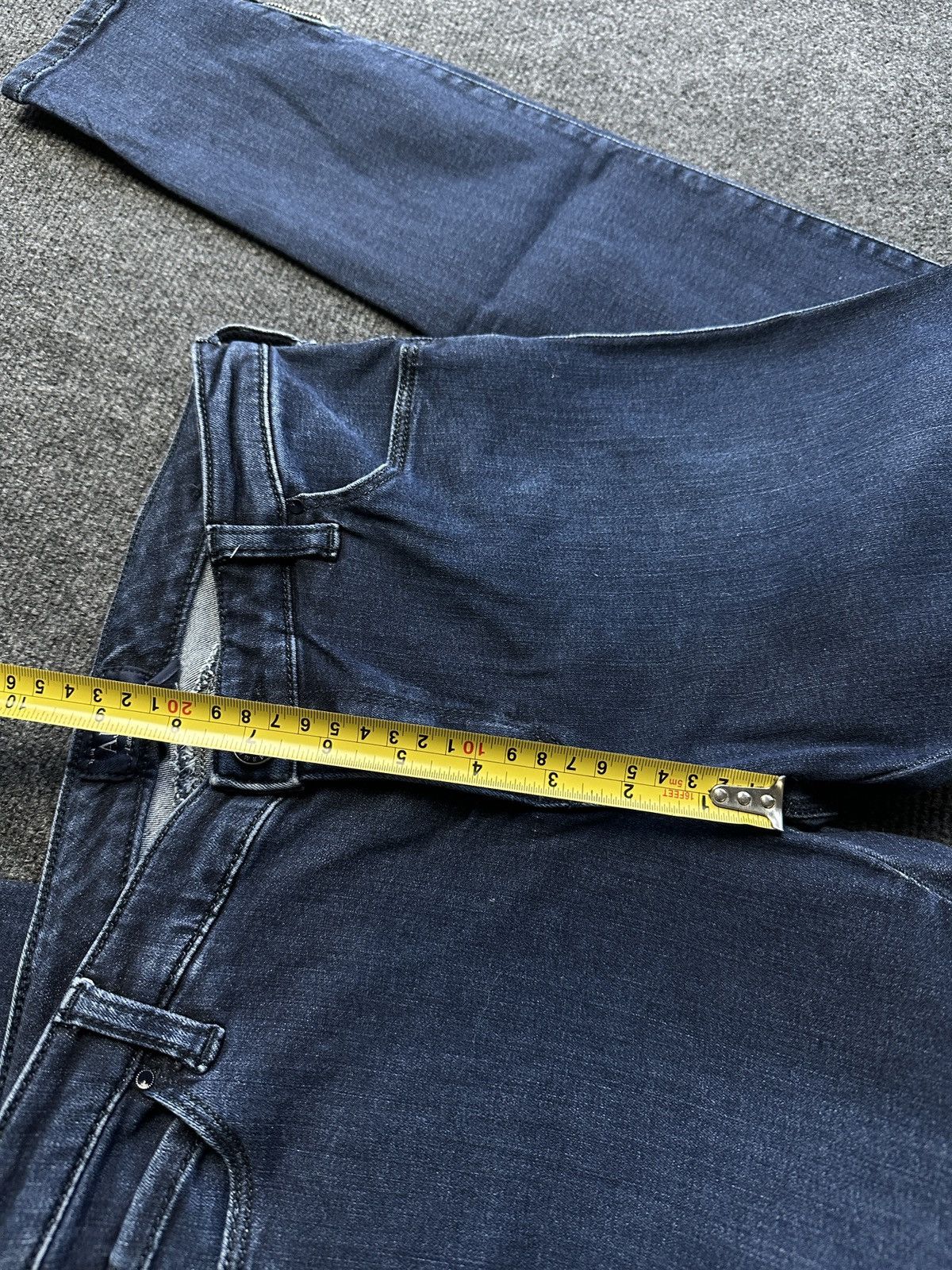 Armani 🚨Y2K WOMEN ARMANI JEANS WITH LOGO AVANT GARDE DENIM PANTS Size 26" / US 2 / IT 38 - 17 Thumbnail