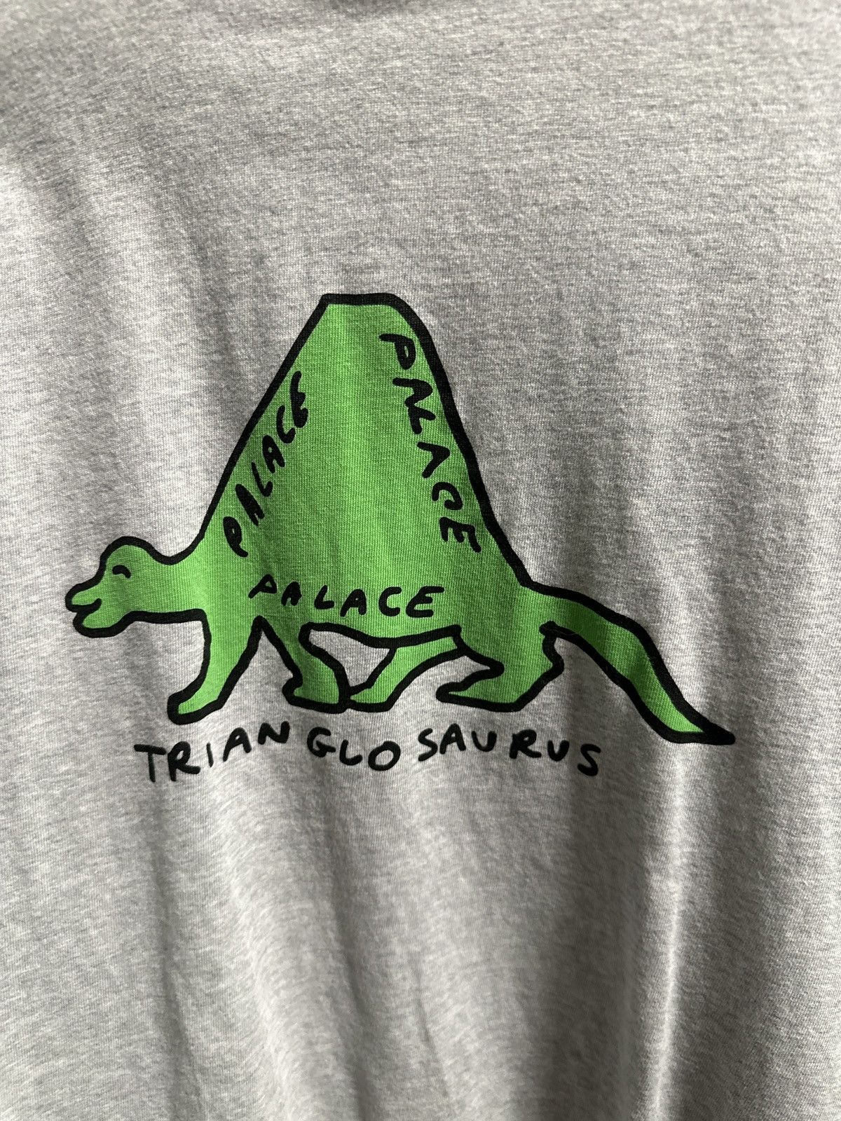 Palace Palace Trianglosaurus T shirt XL cotton gray Size US XL / EU 56 / 4 - 2 Thumbnail