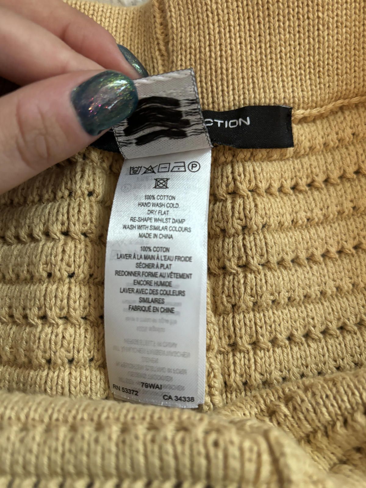 French Connection NWT French Connection Biscotti Knitted Shorts - Size XL Size 40" / US 18 - 6 Thumbnail