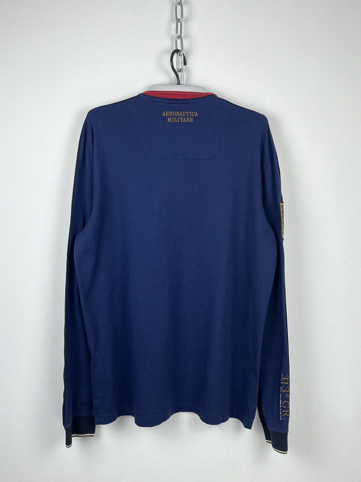 Aeronautica Militare × Vintage AERONAUTICA MILITARE Cristiano Di Thiene Vintage Polo Shirt Size US XL / EU 56 / 4 - 2 Thumbnail