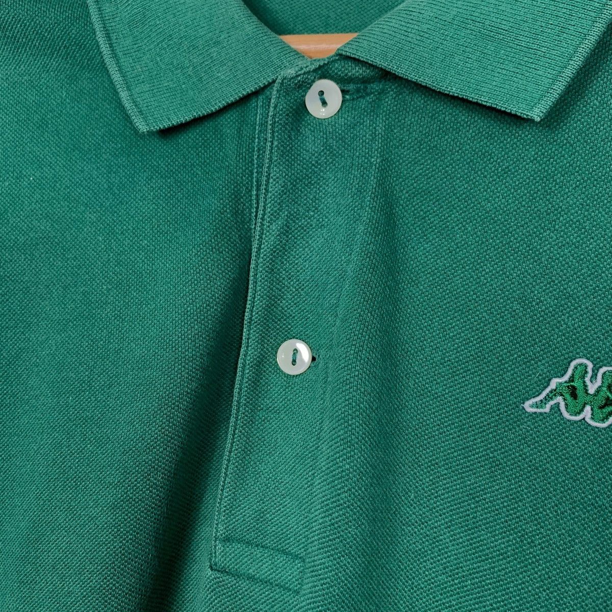 Kappa Vintage KAPPA Green Long Sleeve Polo Shirt #2609-C117 Size US XL / EU 56 / 4 - 12 Thumbnail
