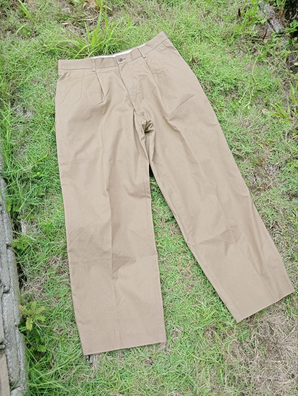Christian Dior Monsieur VINTAGE CHRISTIAN DIOR BAGGY WIDE PANTS Size US 34 / EU 50 - 3 Thumbnail