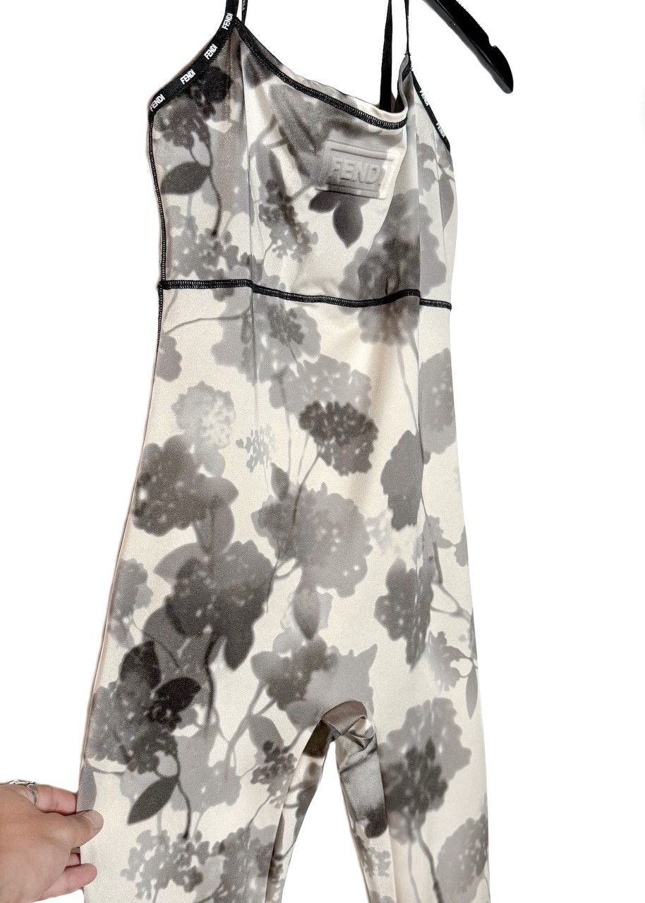 Fendi Fendi Ivory Shady Flowers Active Jumpsuit Size 42" / US 20 - 4 Thumbnail
