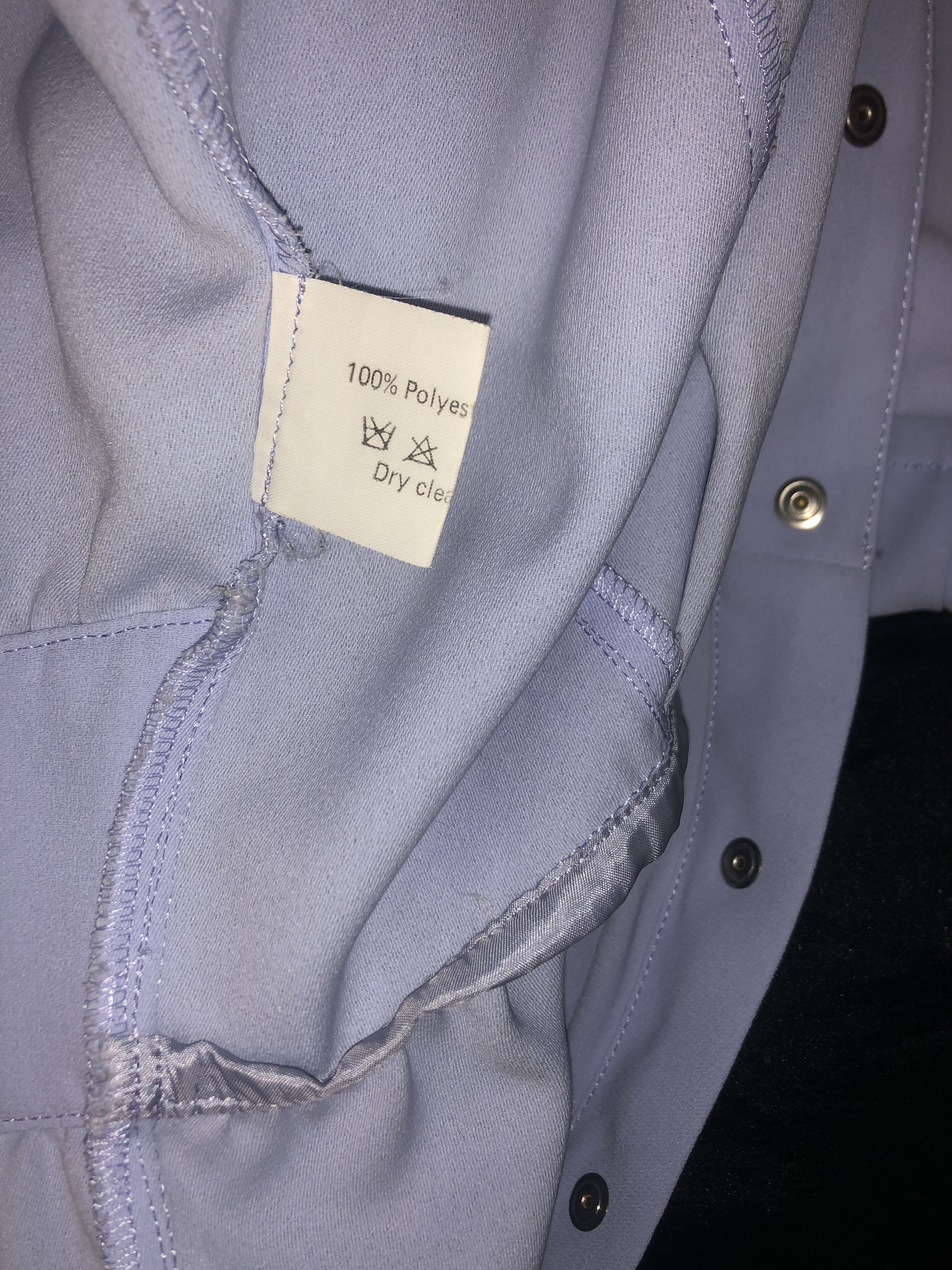 Thierry Mugler Silver Metal embellishment pale blue dress Size L / US 10 / IT 46 - 20 Thumbnail