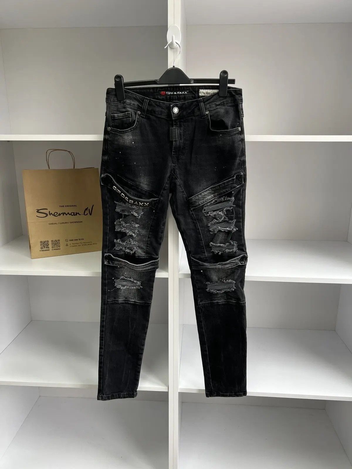 Japanese Brand × Vintage Vintage CipoBaxx Archival Japanese Style Pants Size US 32 / EU 48 - 2 Thumbnail
