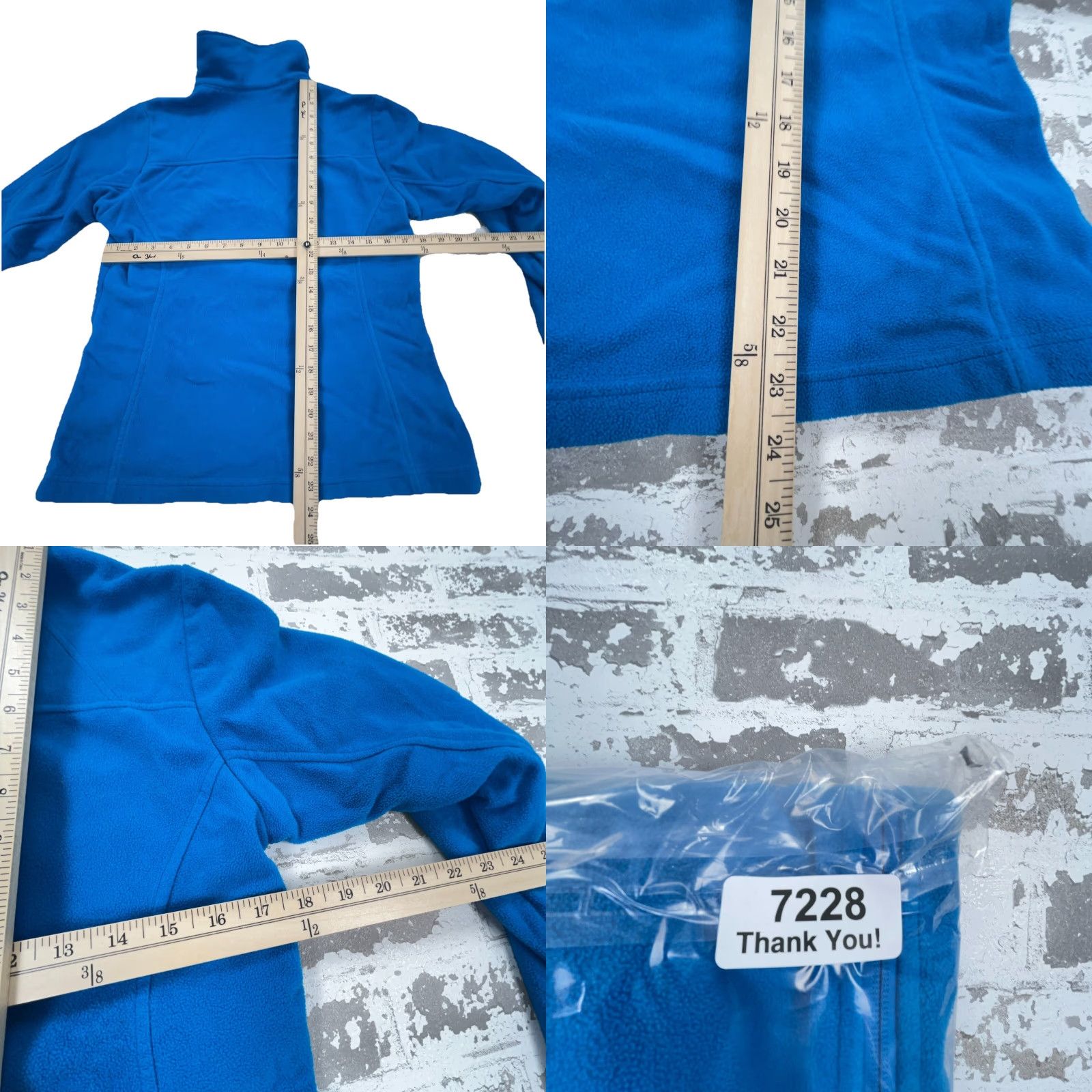 Layer 8 Columbia Jacket Women Medium Blue Fleece Sweater Coat Outdoors Hiking A9 Size M / US 6-8 / IT 42-44 - 8 Thumbnail